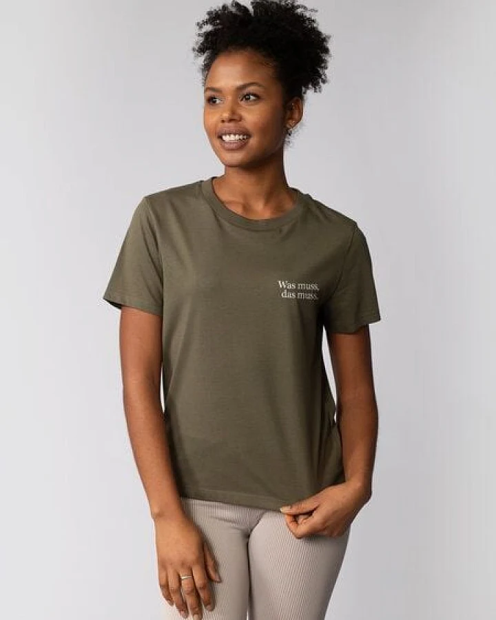 Produktseite: watapparel T-Shirt Frauen Was muss das muss