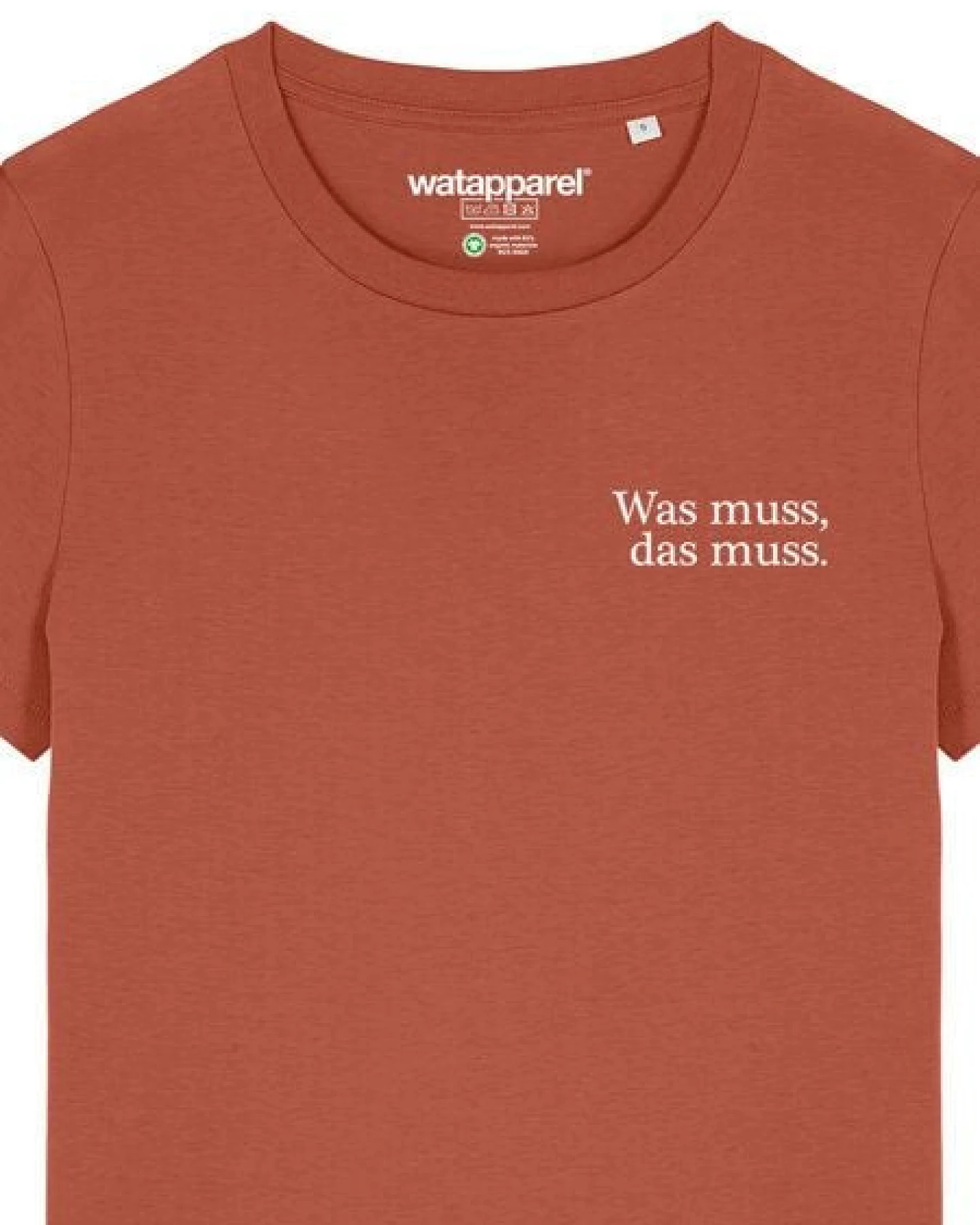 watapparel T-Shirt Frauen Was muss das muss – Ansicht 3