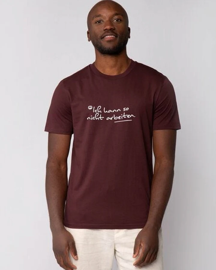 watapparel T-Shirt Unisex Ich kann so nicht arbeiten