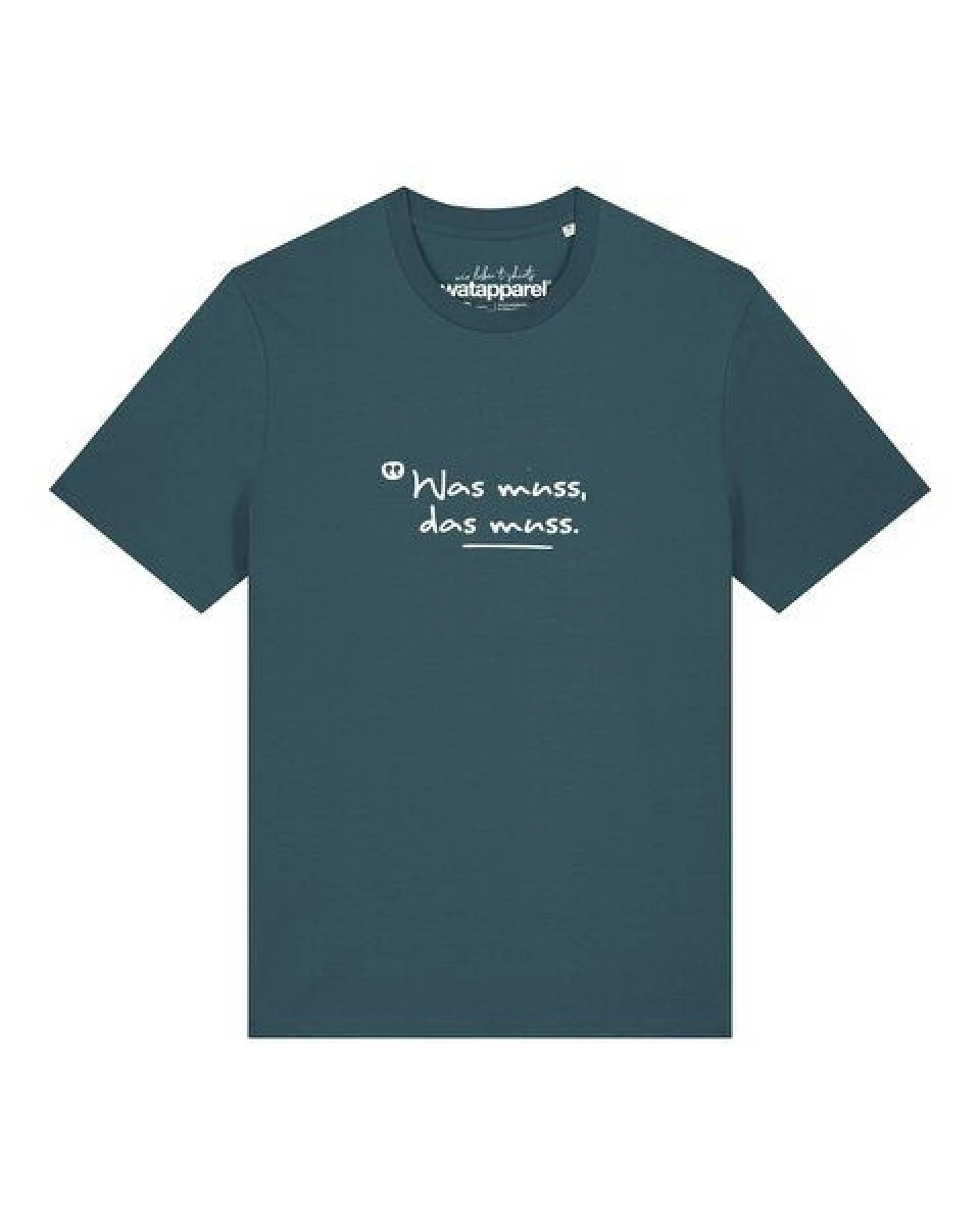 watapparel T-Shirt Unisex Was muss das muss – Ansicht 2