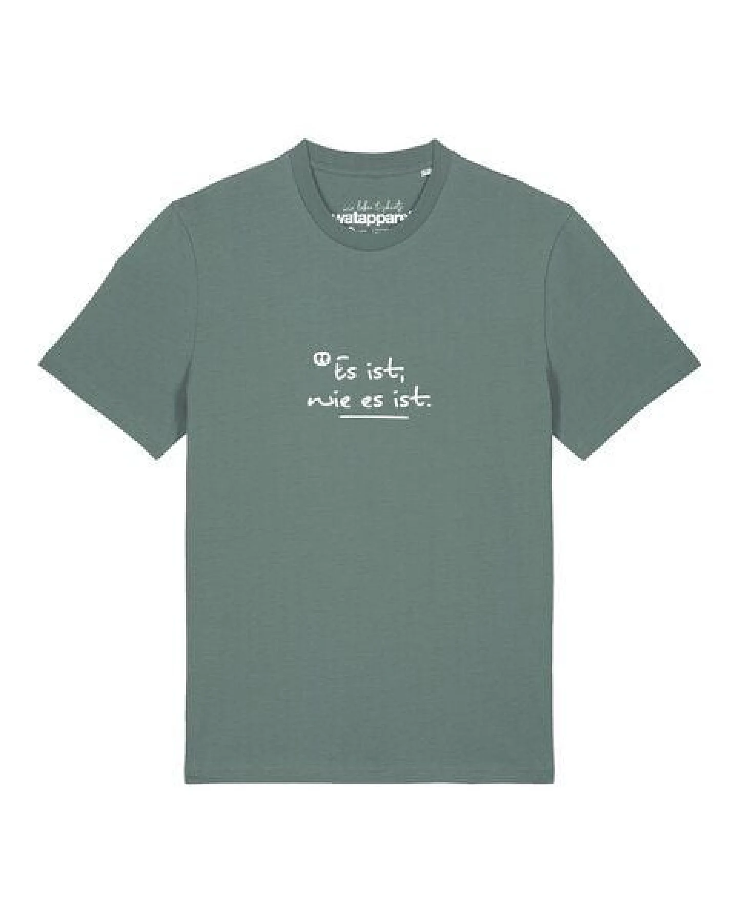 watapparel T-Shirt Unisex Es ist wie es ist – Ansicht 2