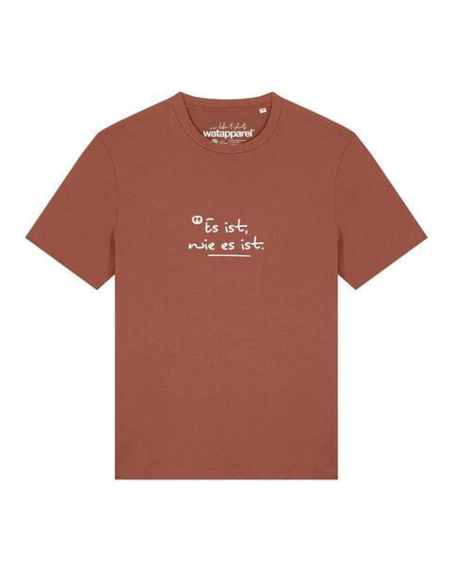 watapparel T-Shirt Unisex Es ist wie es ist – Ansicht 2