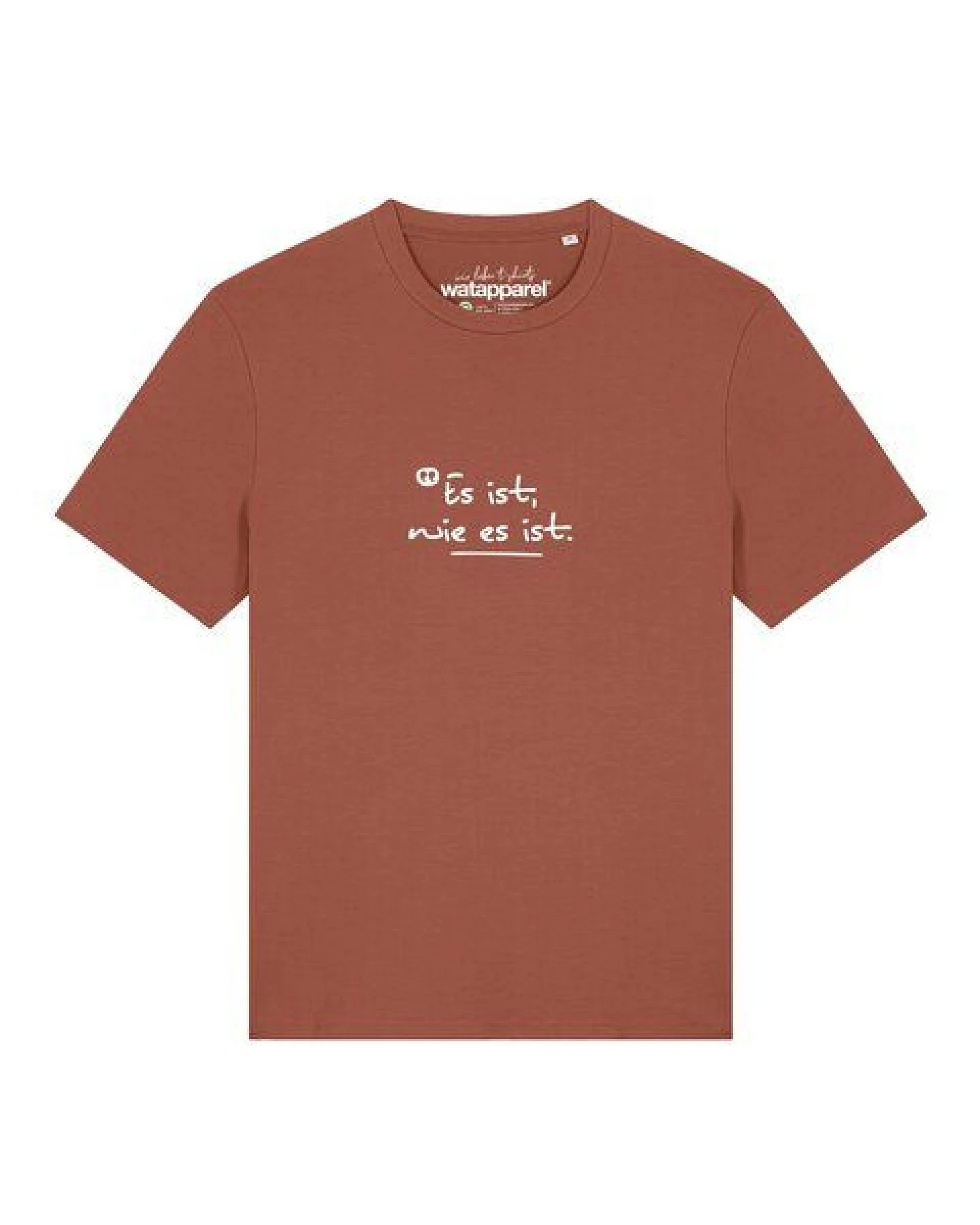watapparel T-Shirt Unisex Es ist wie es ist – Ansicht 2