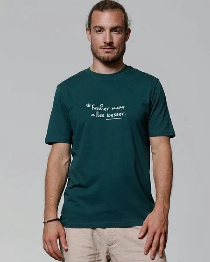 Produktseite: watapparel T-Shirt Unisex Früher war alles besser