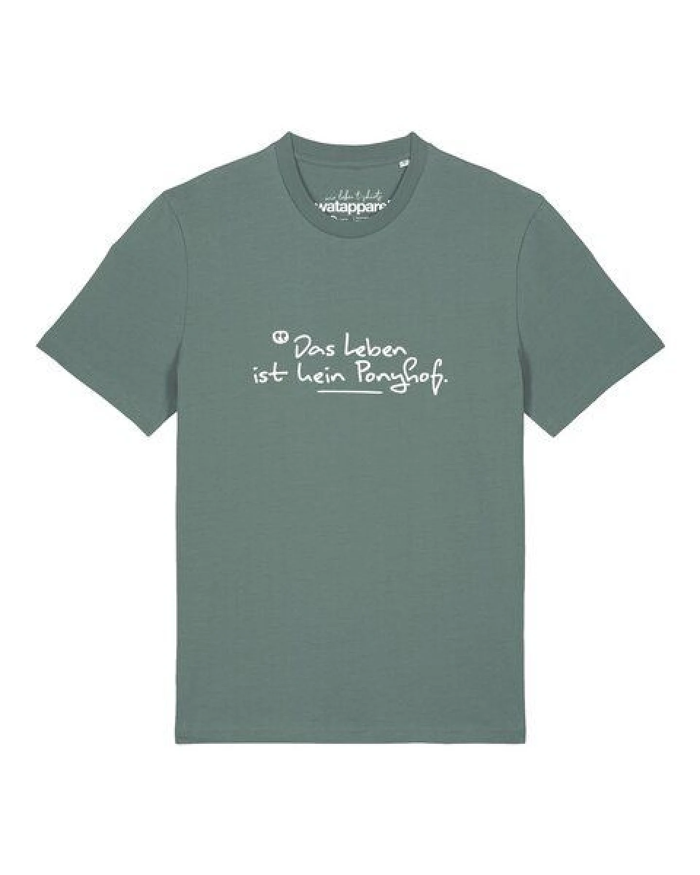 watapparel T-Shirt Unisex Das Leben ist kein Ponyhof – Ansicht 2