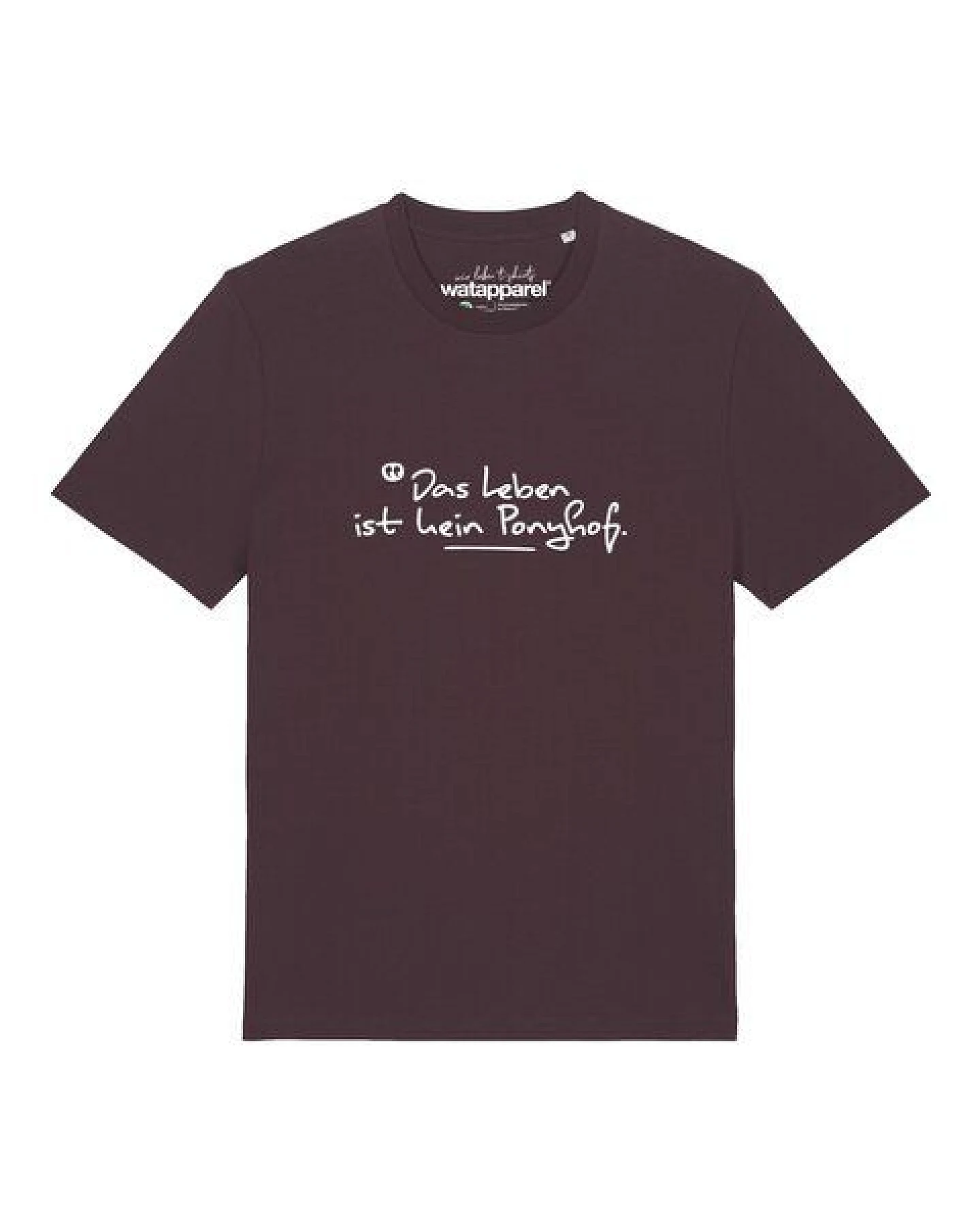 watapparel T-Shirt Unisex Das Leben ist kein Ponyhof – Ansicht 2
