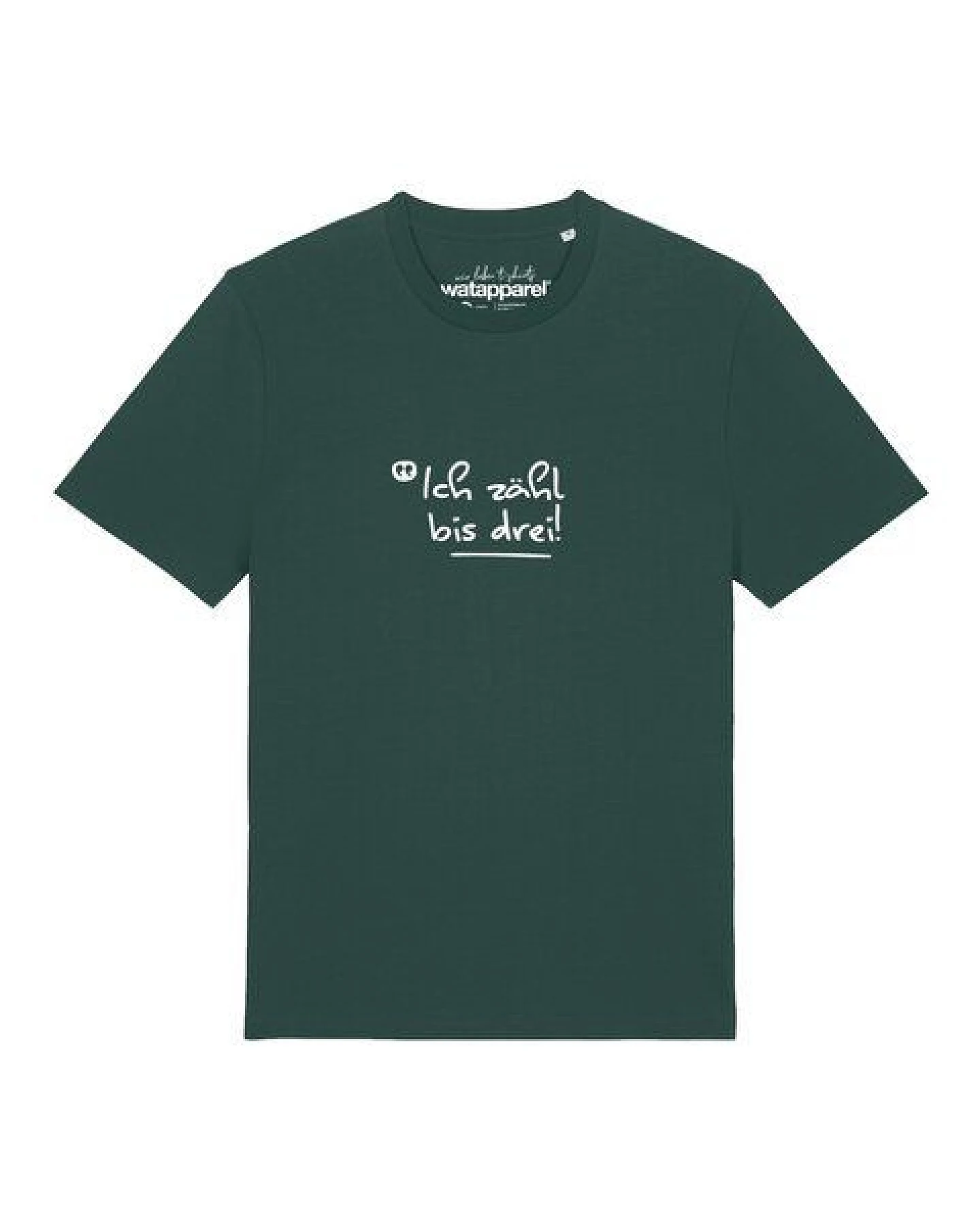 watapparel T-Shirt Unisex Ich zähl bis drei – Ansicht 2