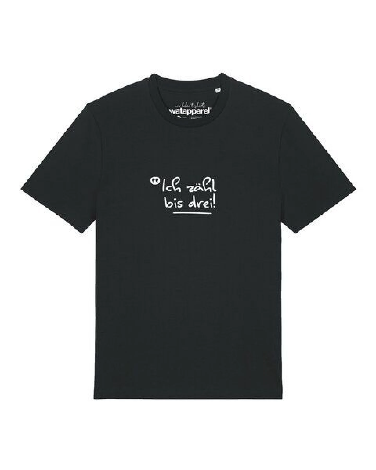 watapparel T-Shirt Unisex Ich zähl bis drei – Ansicht 2