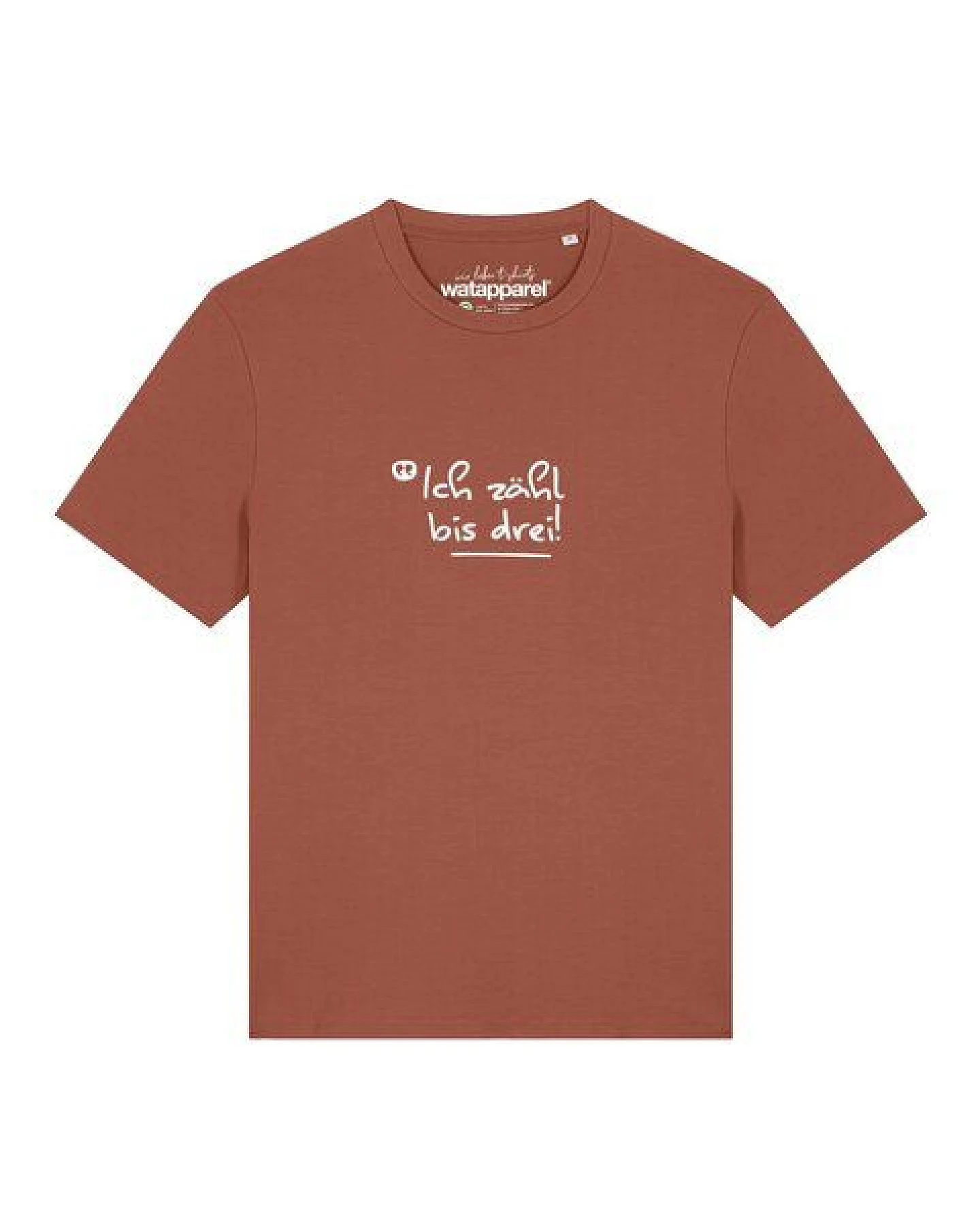watapparel T-Shirt Unisex Ich zähl bis drei – Ansicht 2