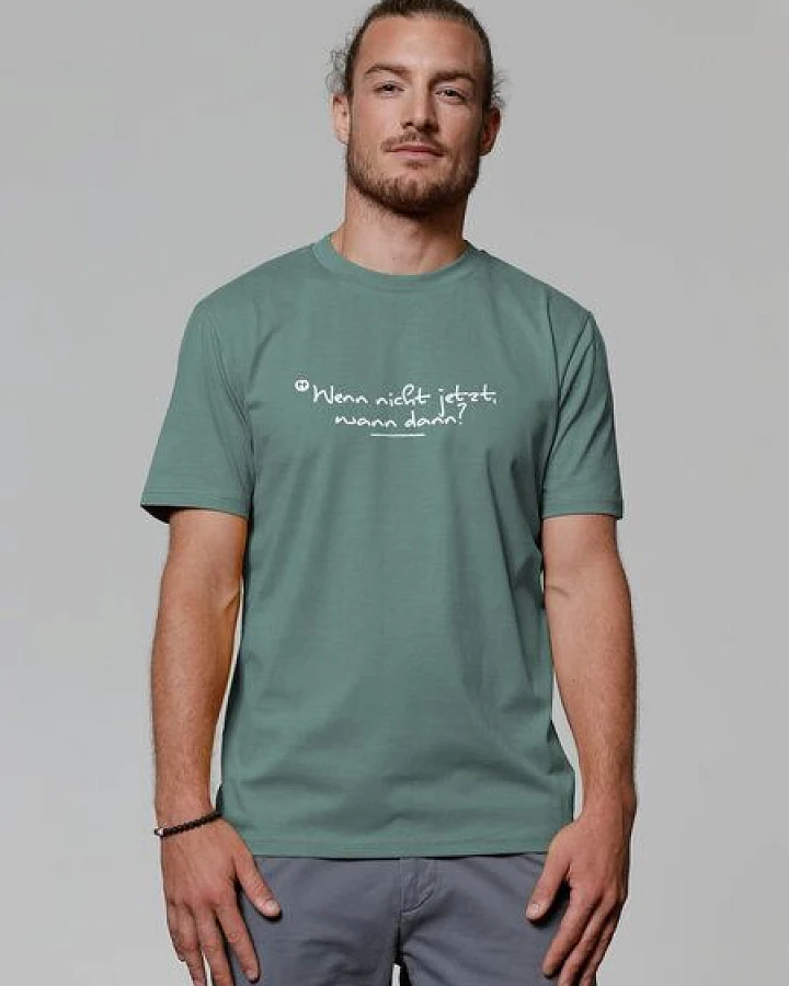 watapparel T-Shirt Unisex Wenn nicht jetzt wann dann