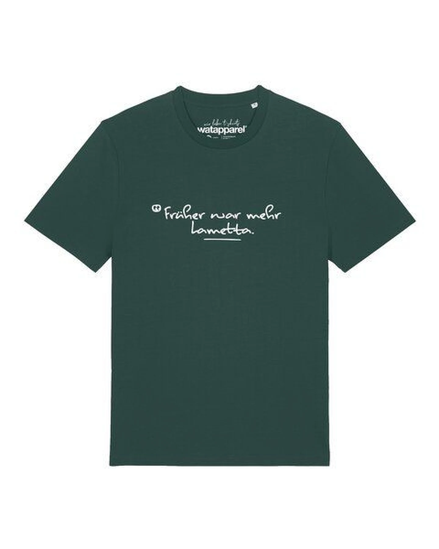 watapparel T-Shirt Unisex Früher war mehr Lametta – Ansicht 2
