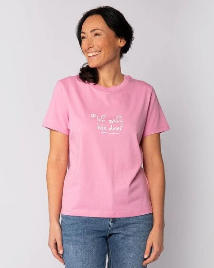 watapparel T-Shirt Frauen Ich zähl bis drei