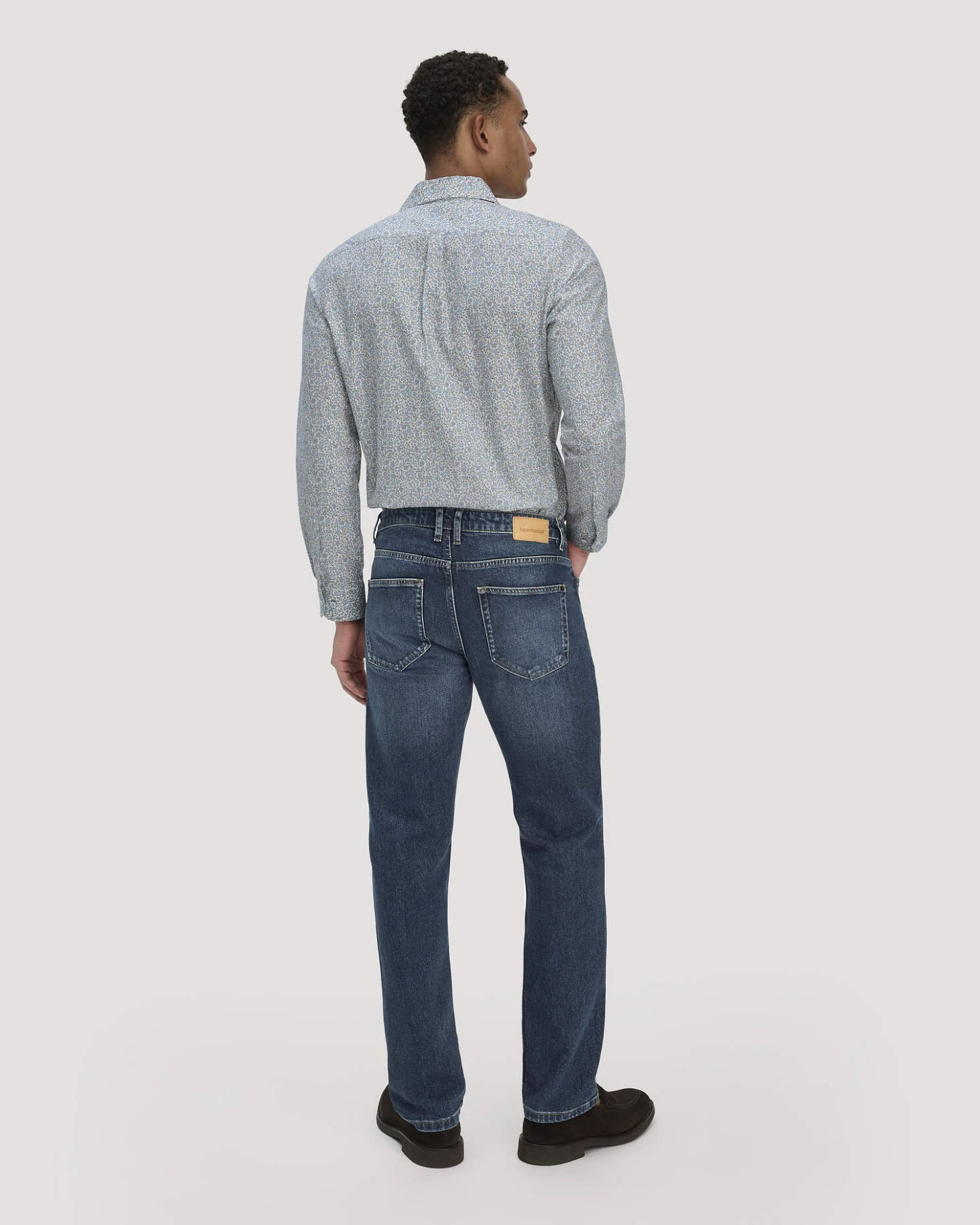 hessnatur Herren Jeans BEN Regular Straight aus Bio-Denim - blau - Größe 31/30 – Ansicht 2