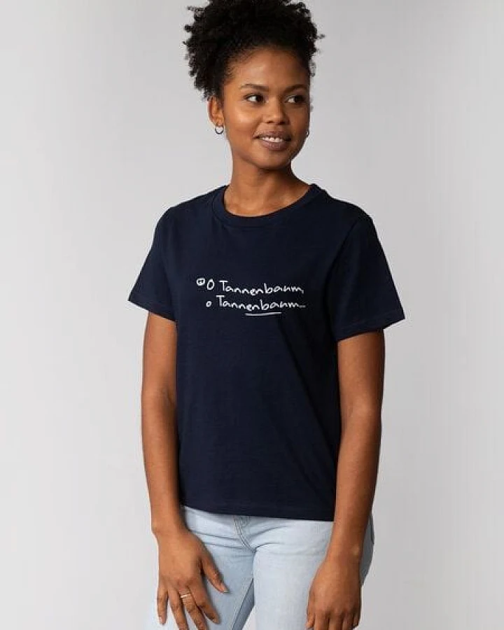 Produktseite: watapparel T-Shirt Frauen O Tannenbaum