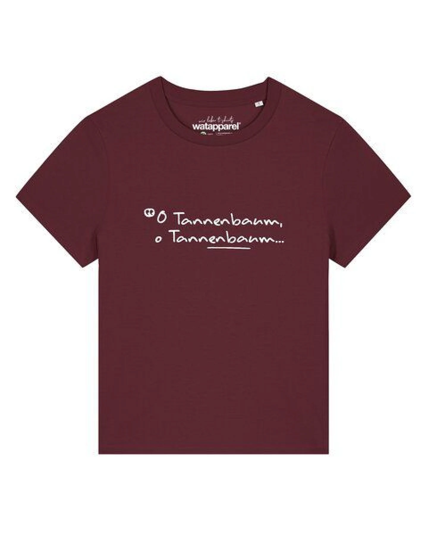 watapparel T-Shirt Frauen O Tannenbaum – Ansicht 2