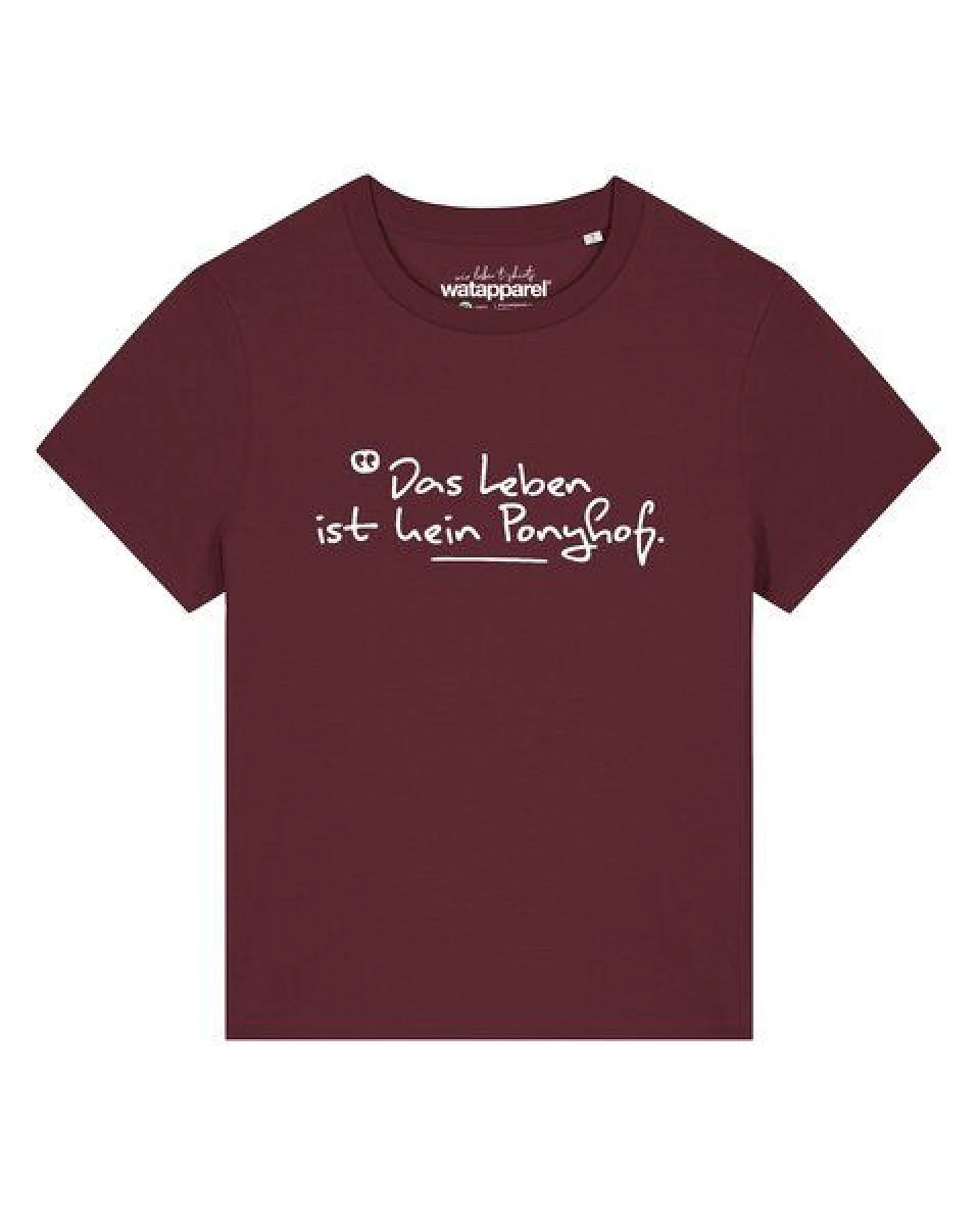 watapparel T-Shirt Frauen Das Leben ist kein Ponyhof – Ansicht 2
