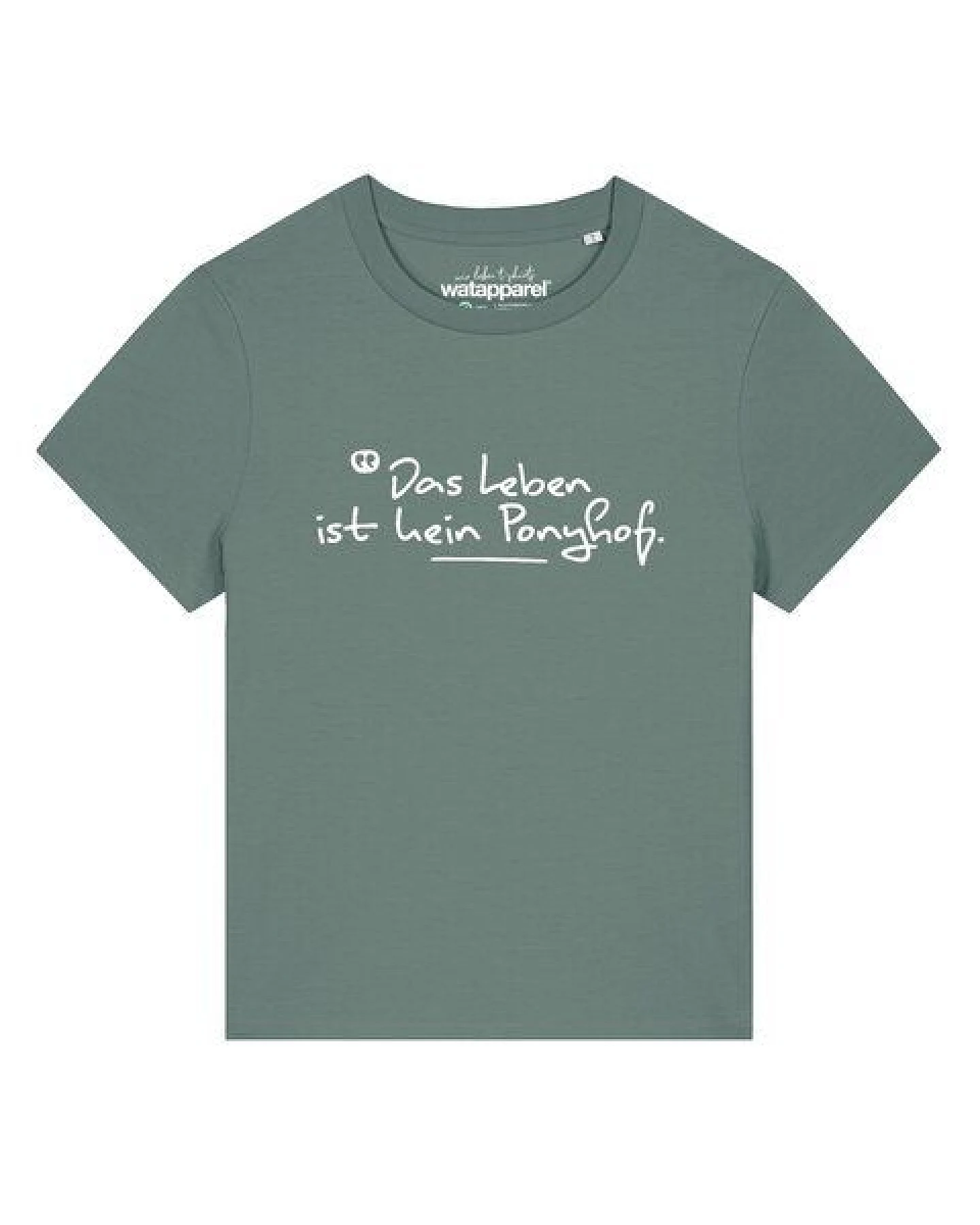 watapparel T-Shirt Frauen Das Leben ist kein Ponyhof – Ansicht 2