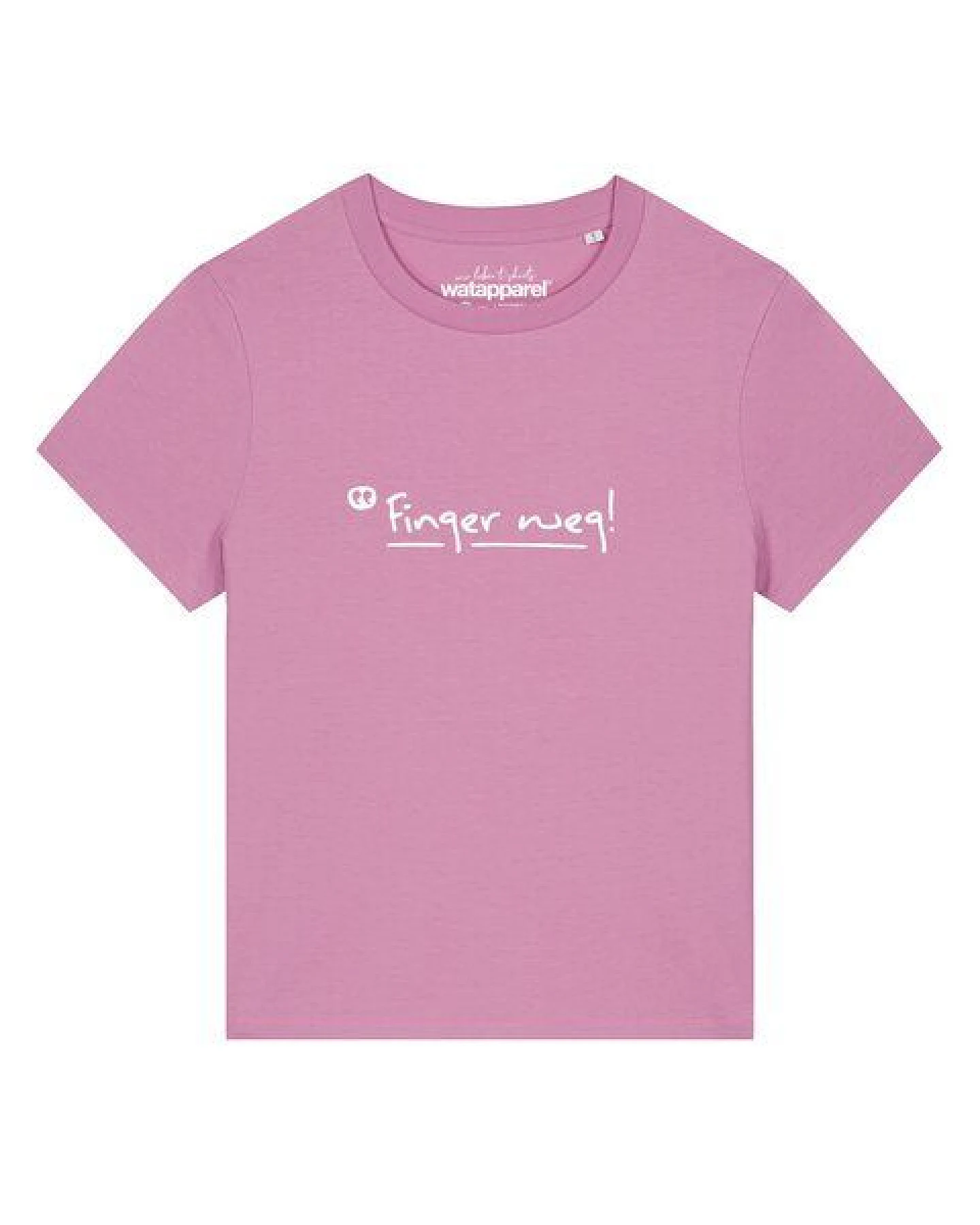 watapparel T-Shirt Frauen Finger weg – Ansicht 2