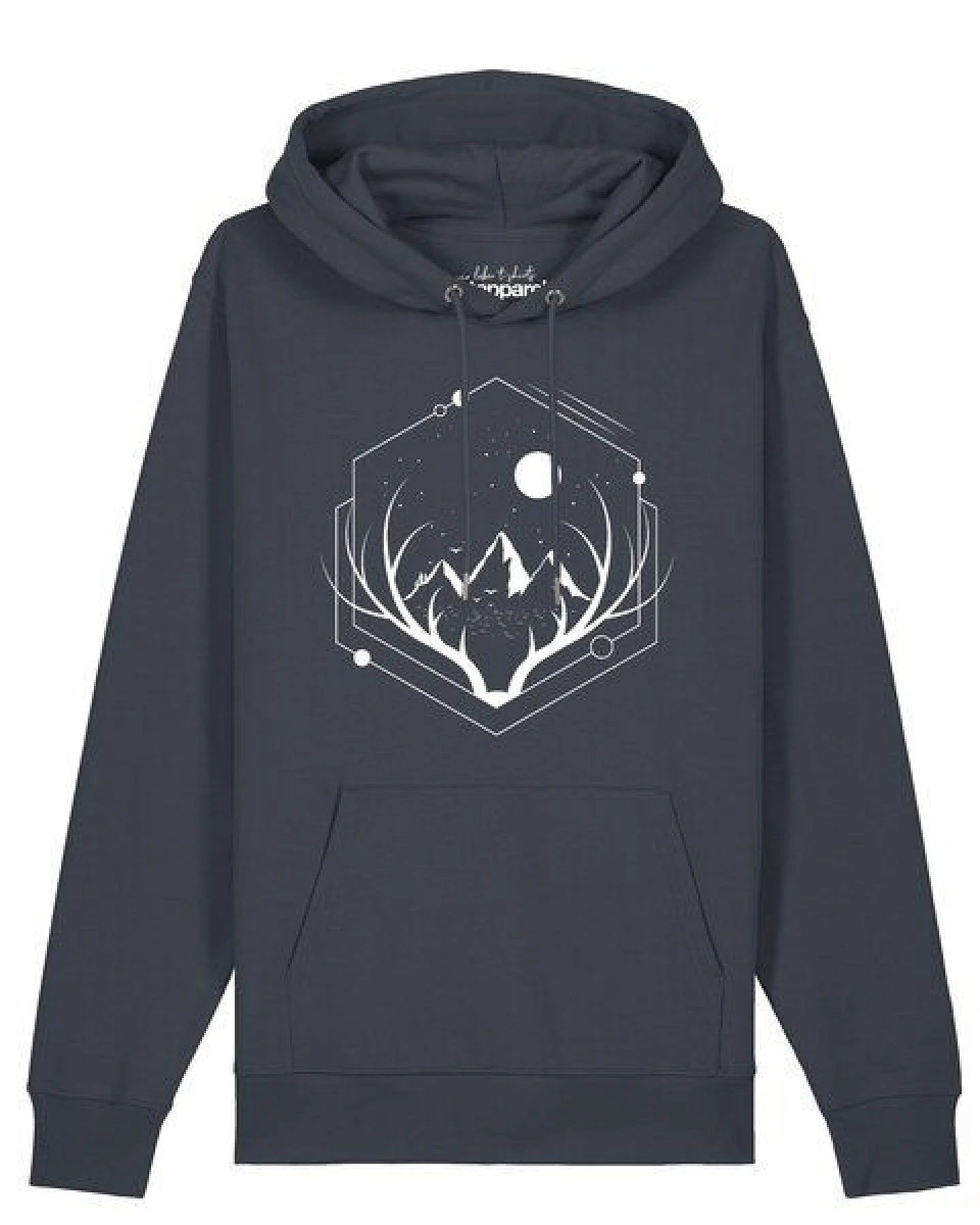 watapparel Hoodie Unisex Wanderlust at night – Ansicht 2