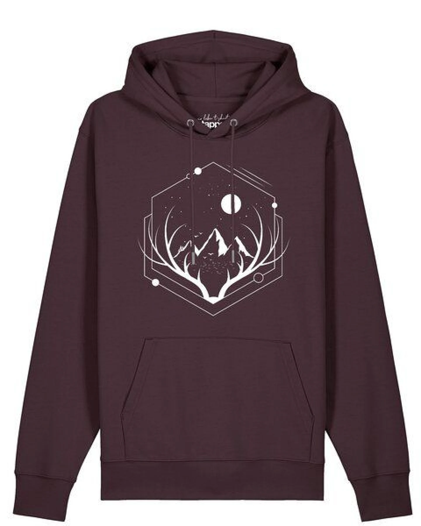 watapparel Hoodie Unisex Wanderlust at night – Ansicht 2