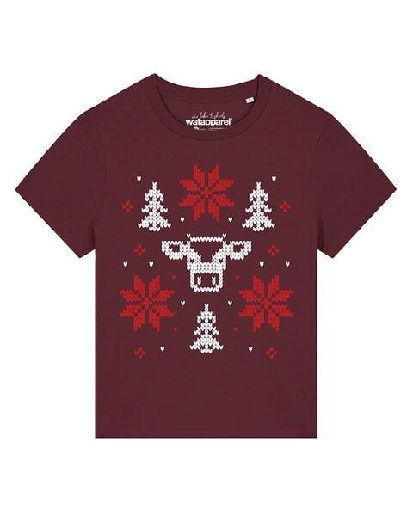 watapparel T-Shirt Frauen Christmas with love – Ansicht 2