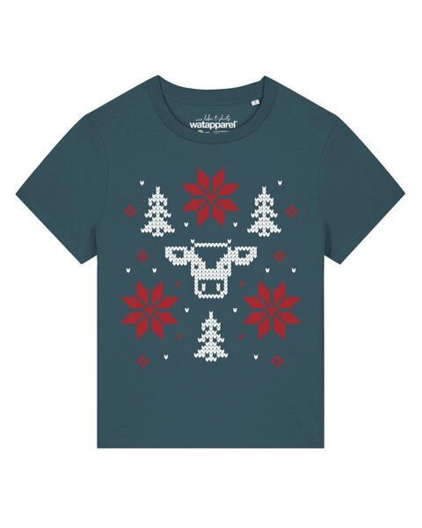 watapparel T-Shirt Frauen Christmas with love – Ansicht 2