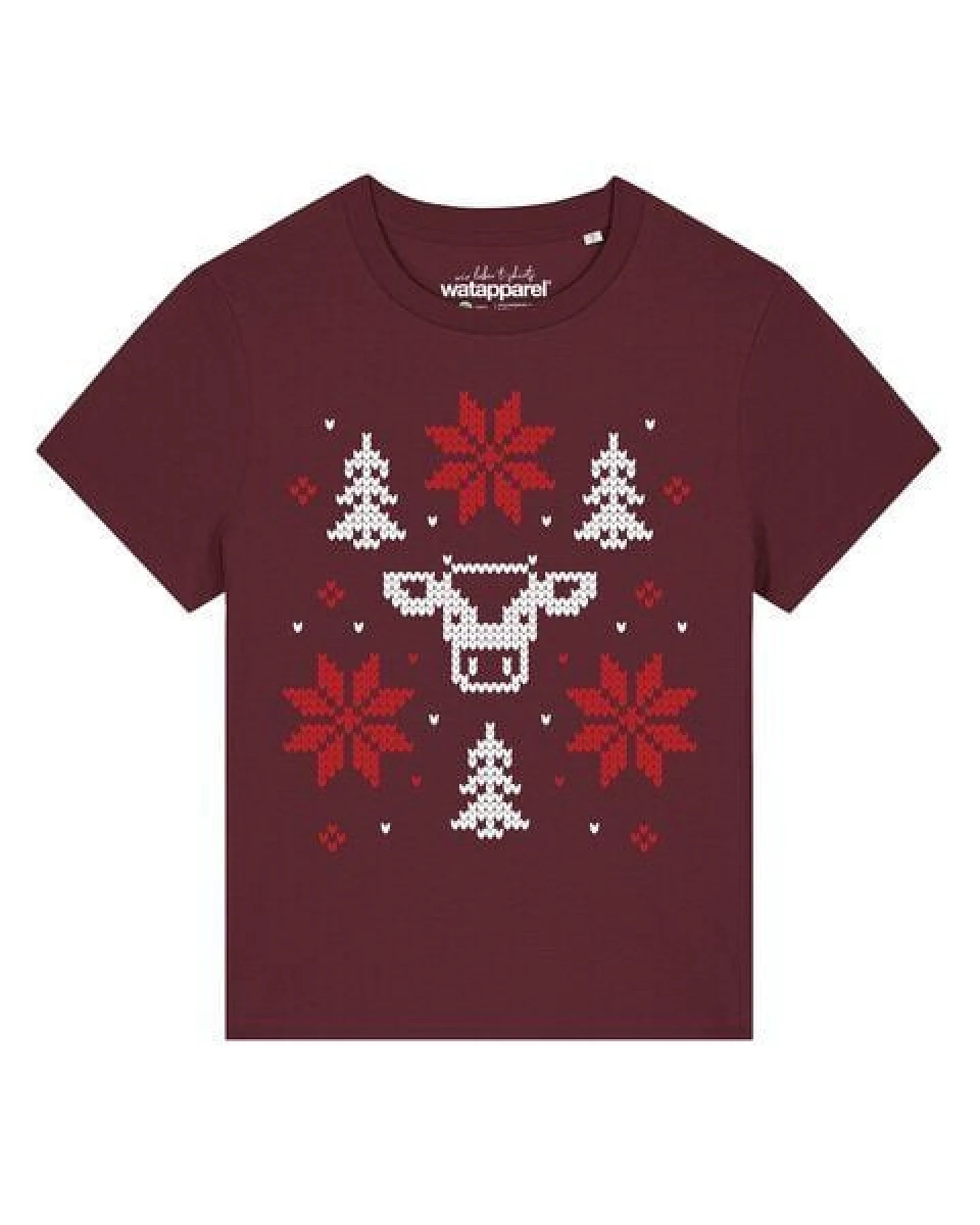 watapparel T-Shirt Frauen Christmas with love – Ansicht 2