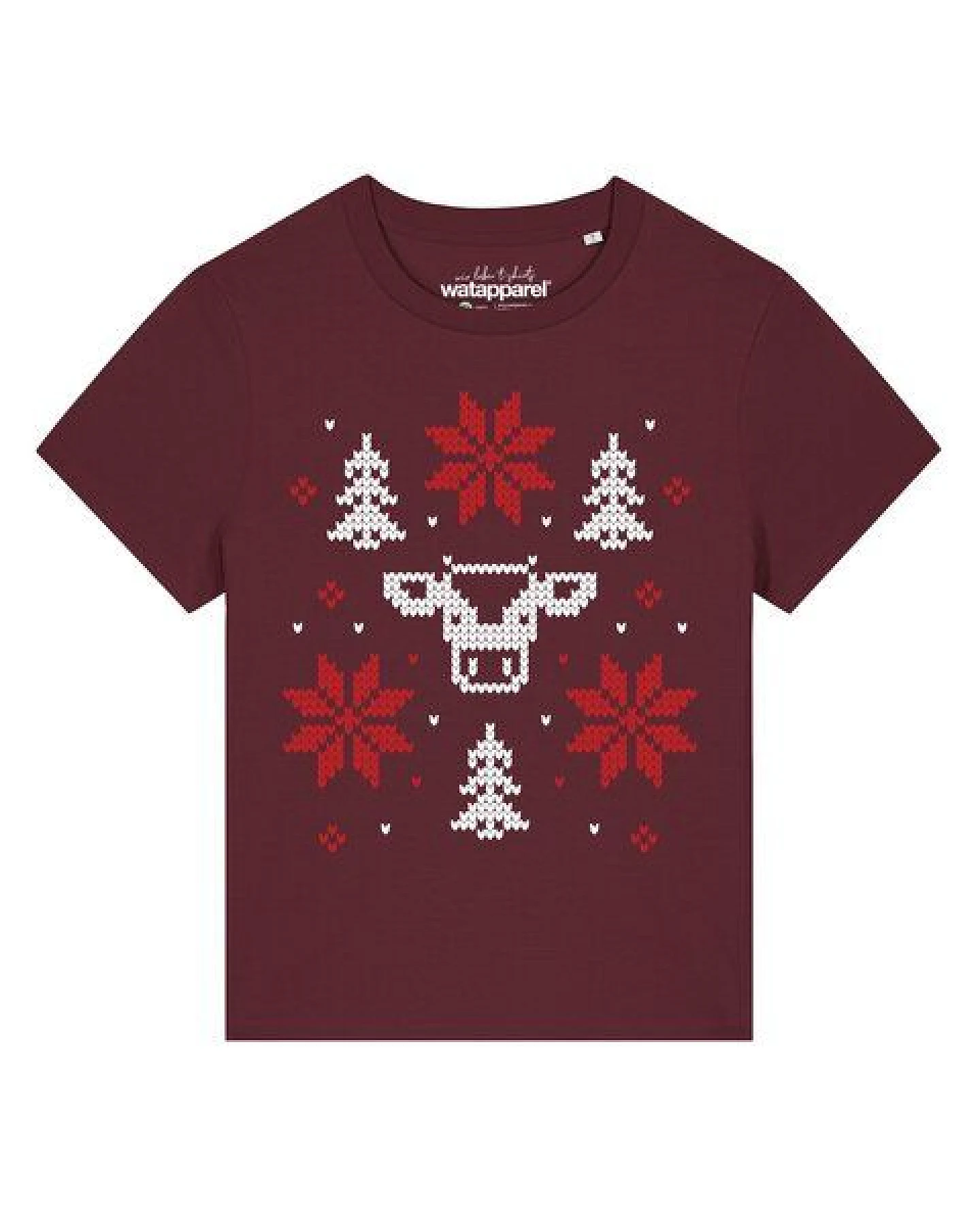 watapparel T-Shirt Frauen Christmas with love – Ansicht 2