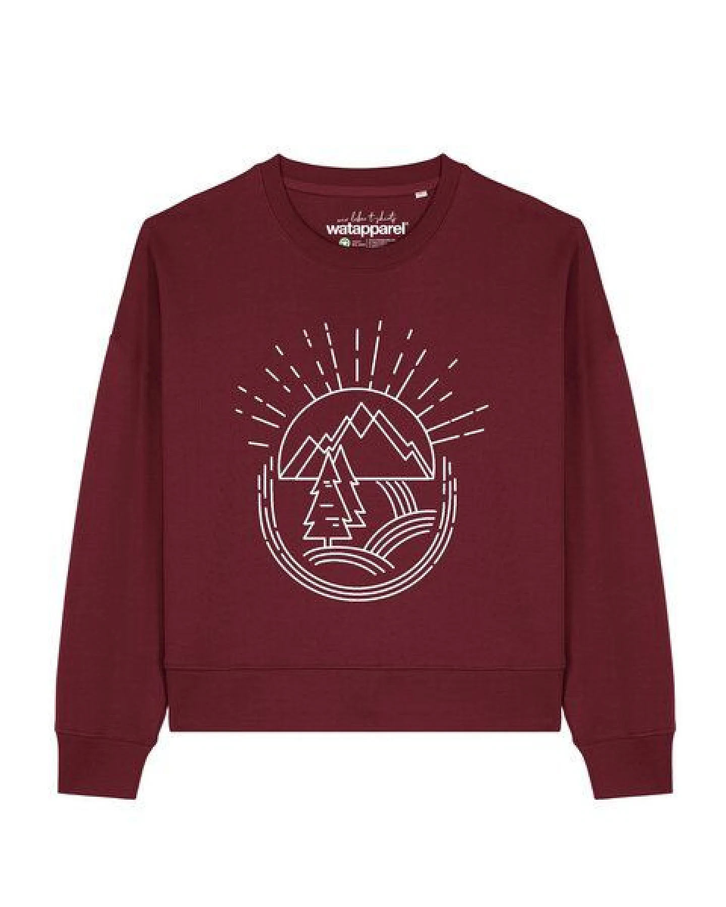 watapparel Sweatshirt Frauen Natur ist schön – Ansicht 2