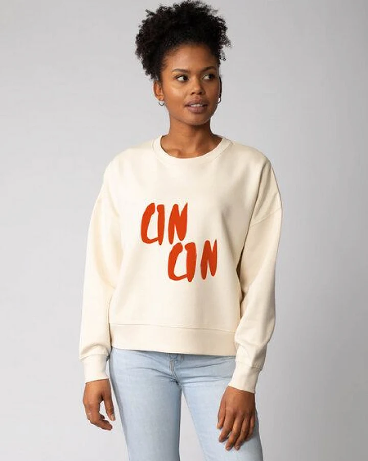 watapparel Sweatshirt Frauen Cin Cin