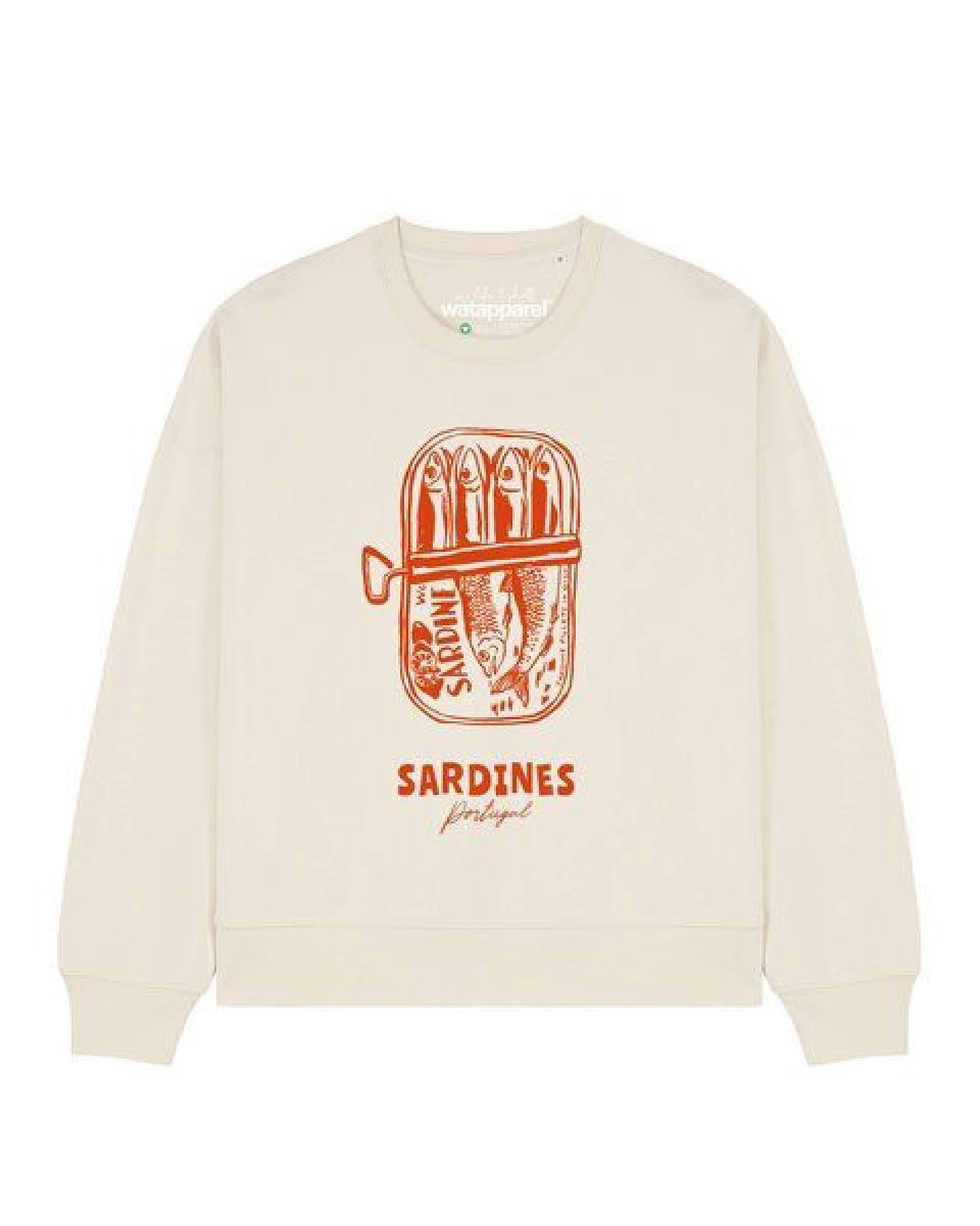 watapparel Sweatshirt Frauen Sardines Portugal – Ansicht 2