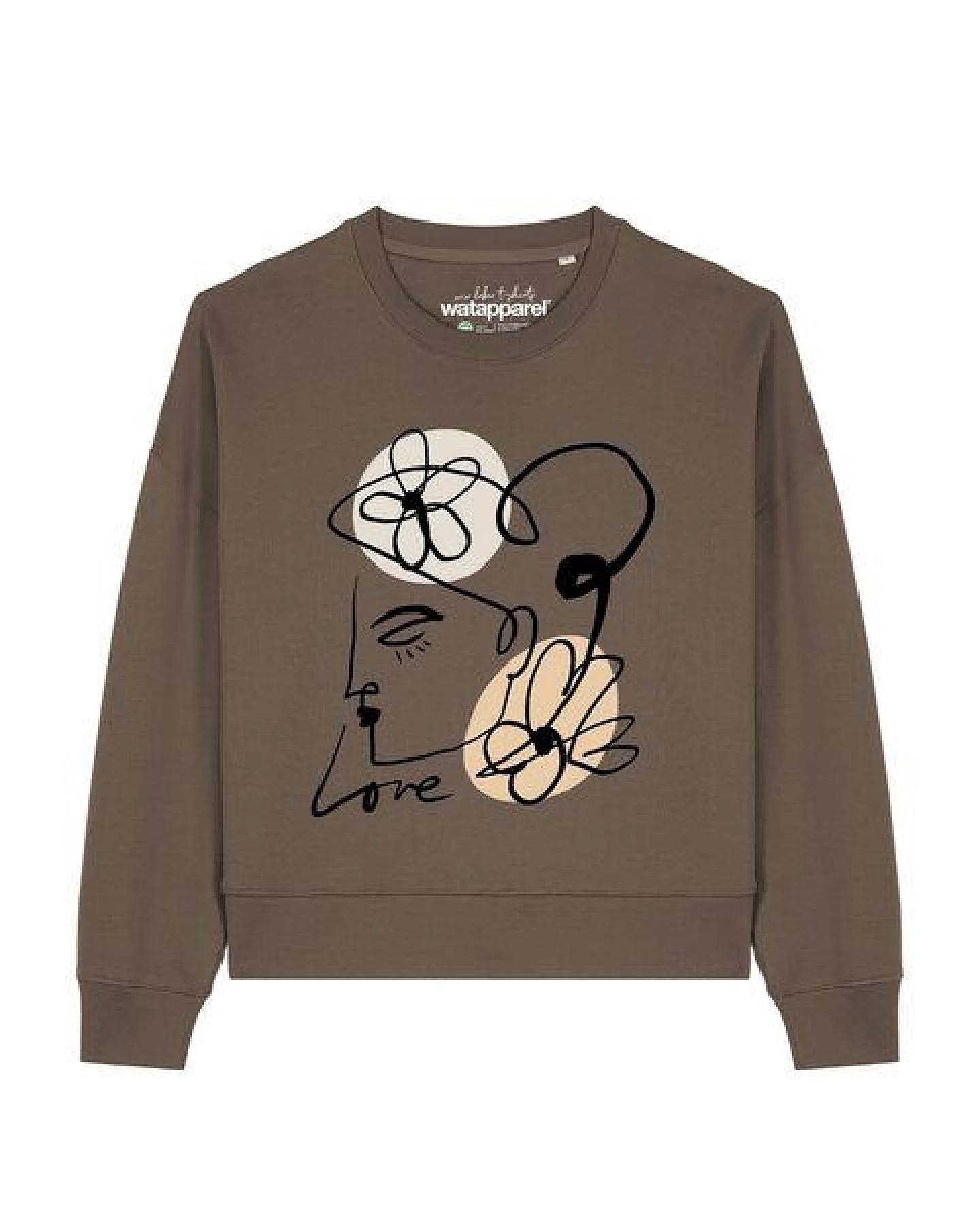 watapparel Sweatshirt Frauen Self Love – Ansicht 2
