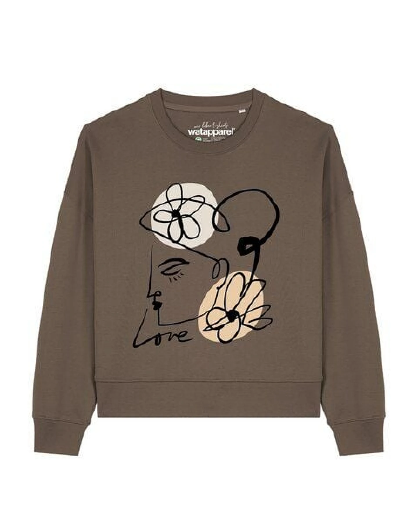 watapparel Sweatshirt Frauen Self Love – Ansicht 2