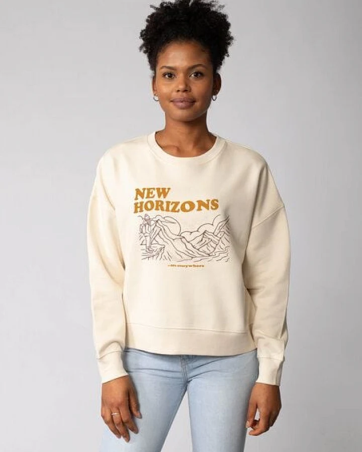 watapparel Sweatshirt Frauen New horizons are everywhere