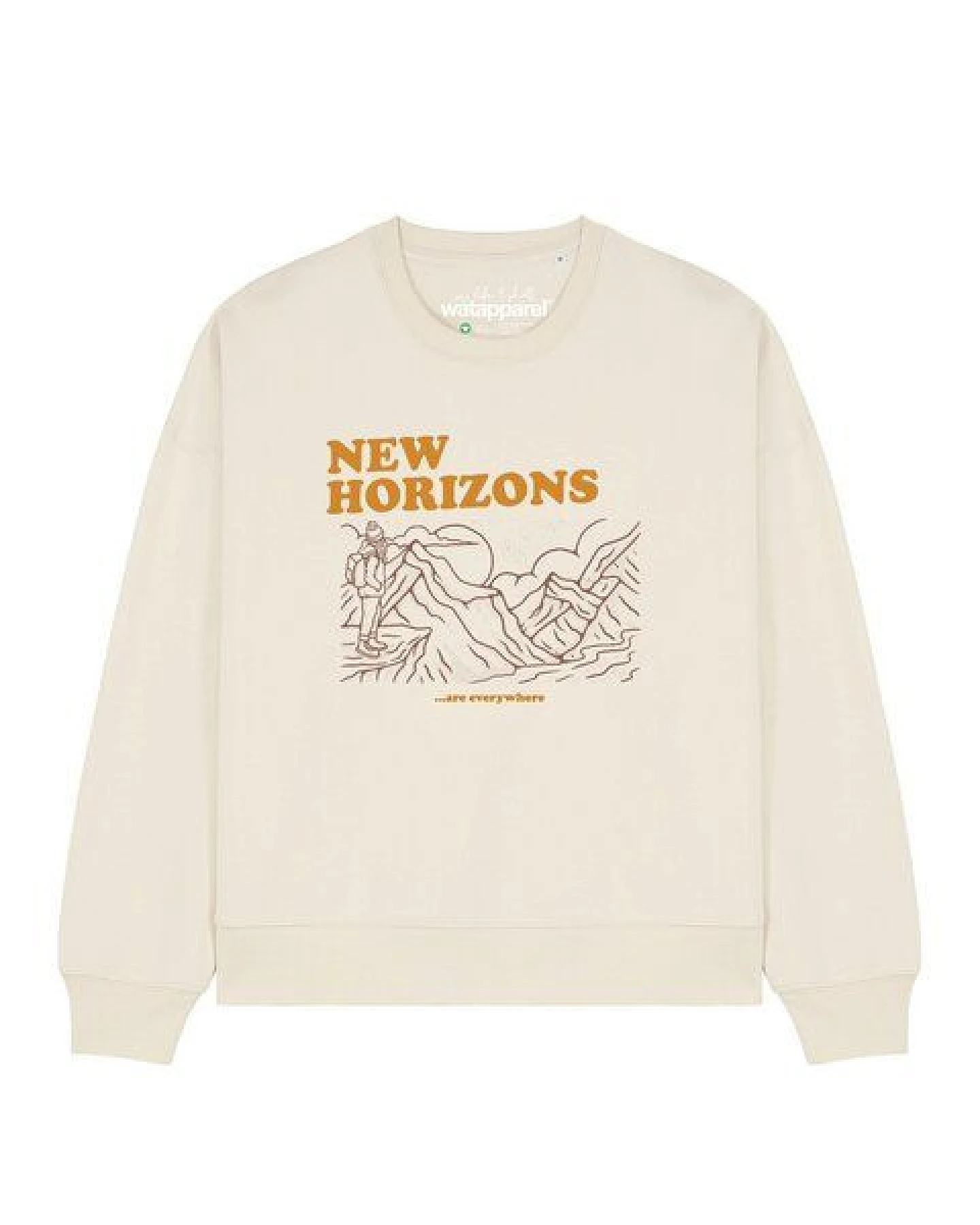 watapparel Sweatshirt Frauen New horizons are everywhere – Ansicht 2