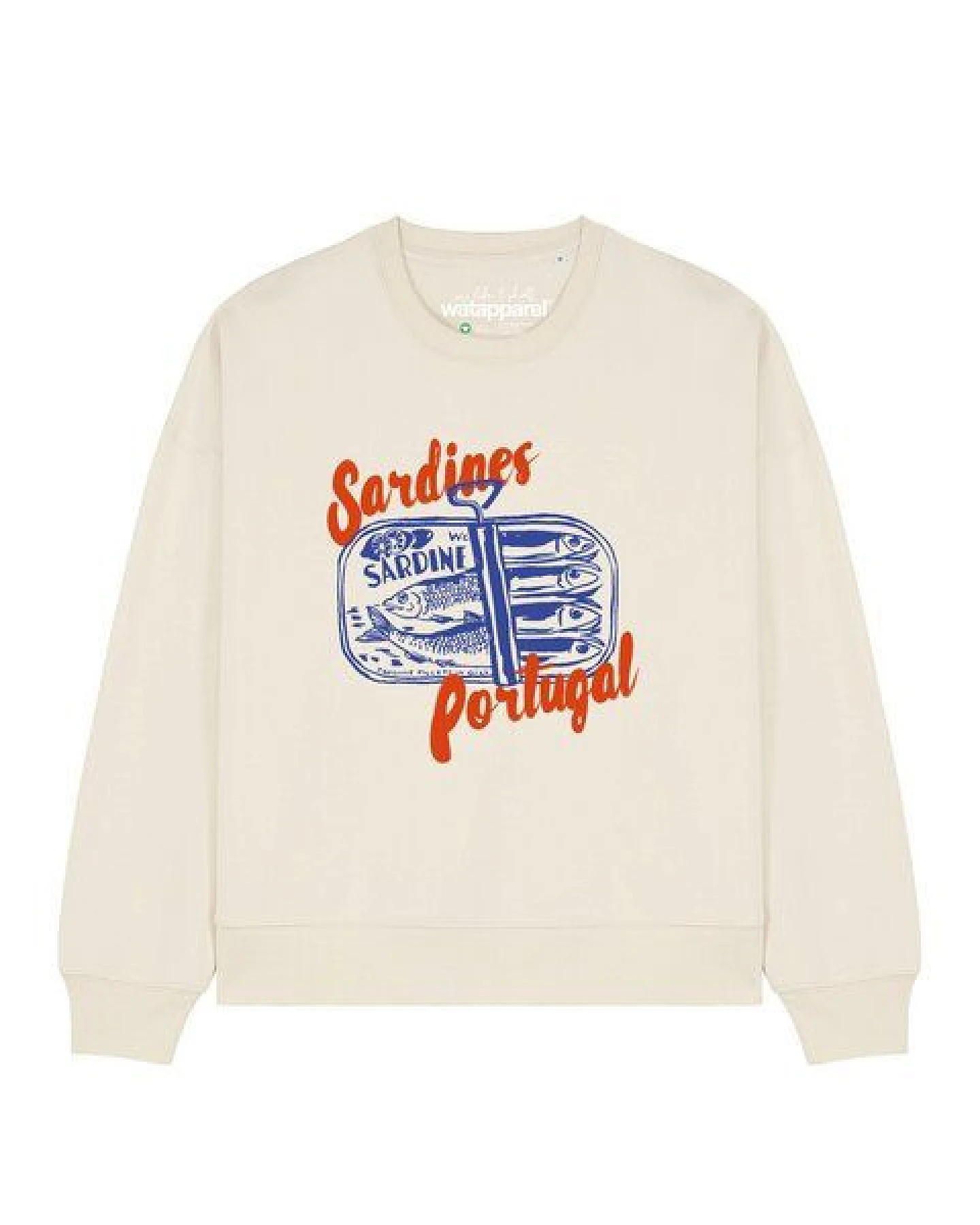 watapparel Sweatshirt Frauen Sardines Portugal – Ansicht 2