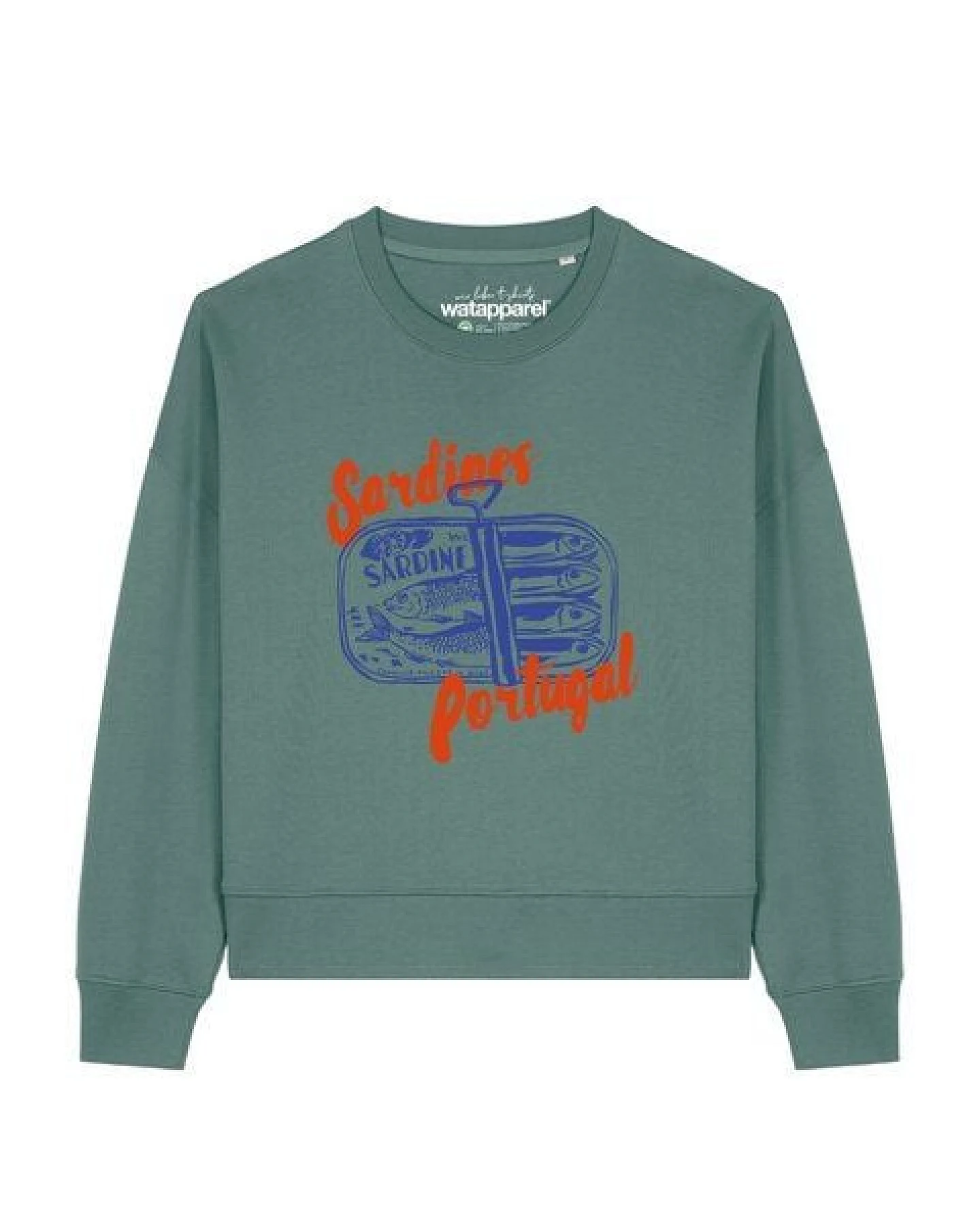 watapparel Sweatshirt Frauen Sardines Portugal – Ansicht 2
