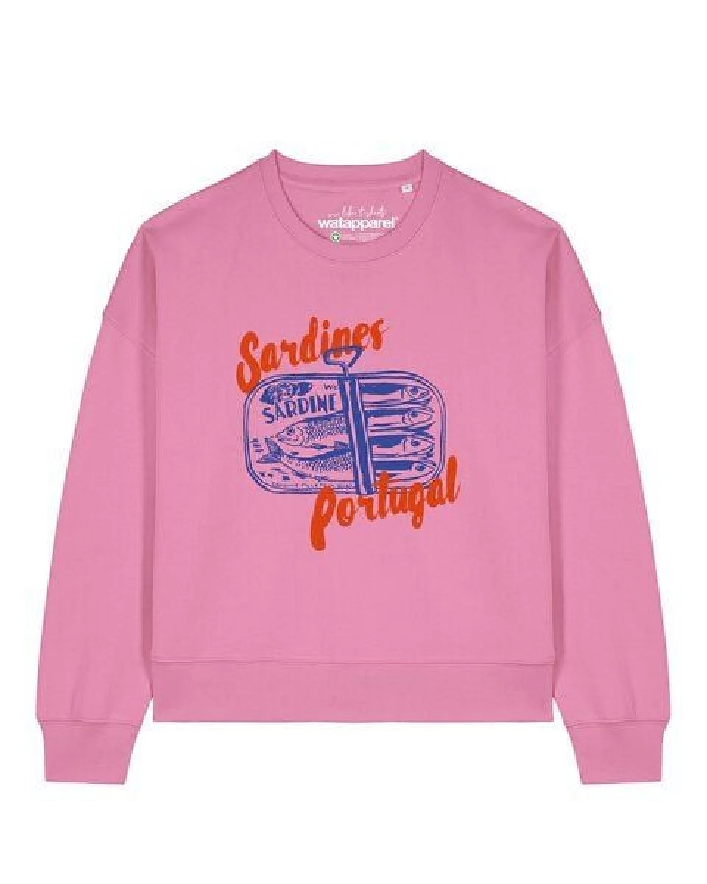watapparel Sweatshirt Frauen Sardines Portugal – Ansicht 2