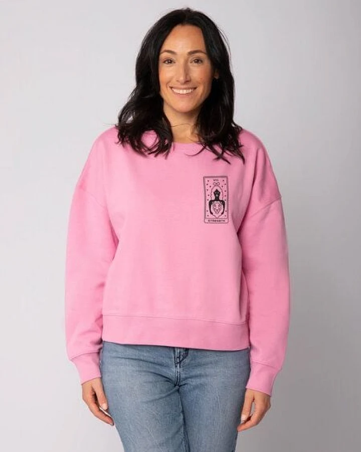 watapparel Sweatshirt Frauen Tarot Strength