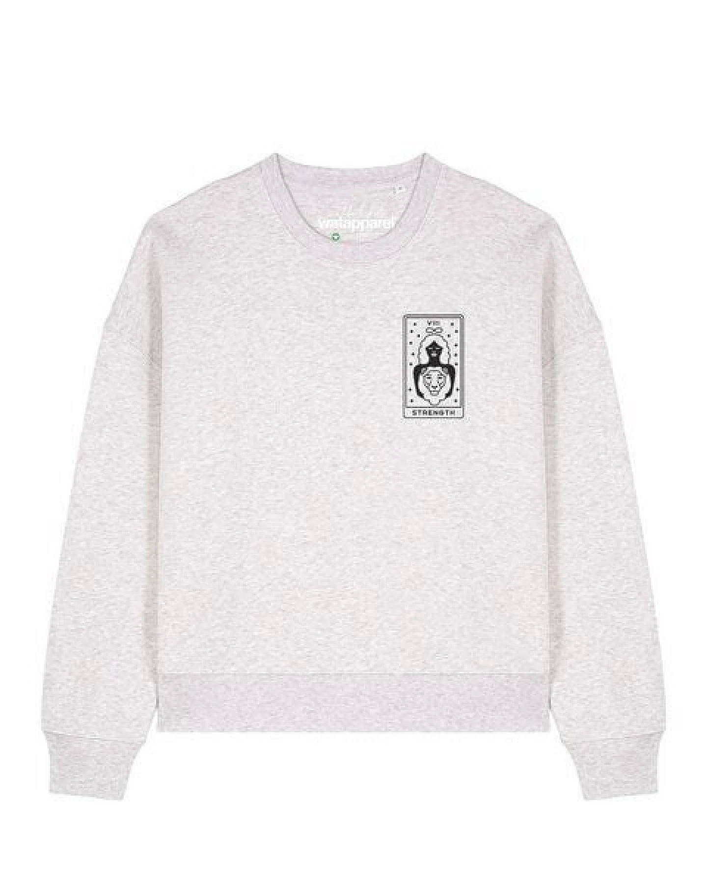 watapparel Sweatshirt Frauen Tarot Strength – Ansicht 2