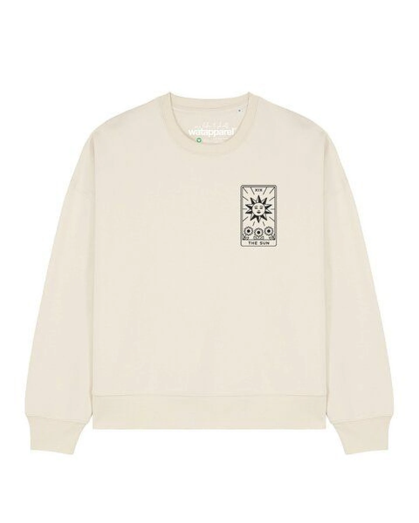 watapparel Sweatshirt Frauen Tarot The Sun – Ansicht 2