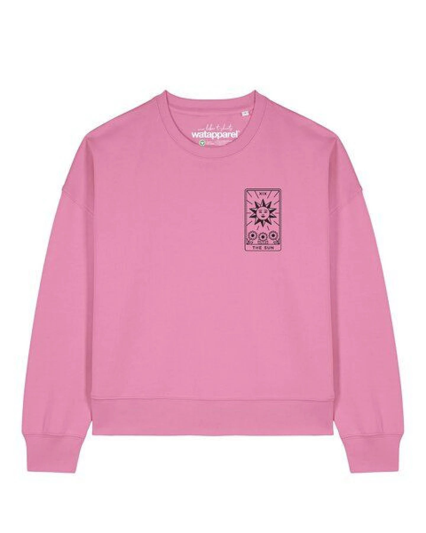 watapparel Sweatshirt Frauen Tarot The Sun – Ansicht 2