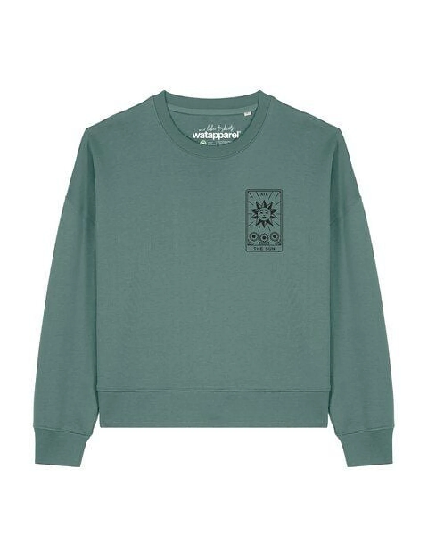 watapparel Sweatshirt Frauen Tarot The Sun – Ansicht 2