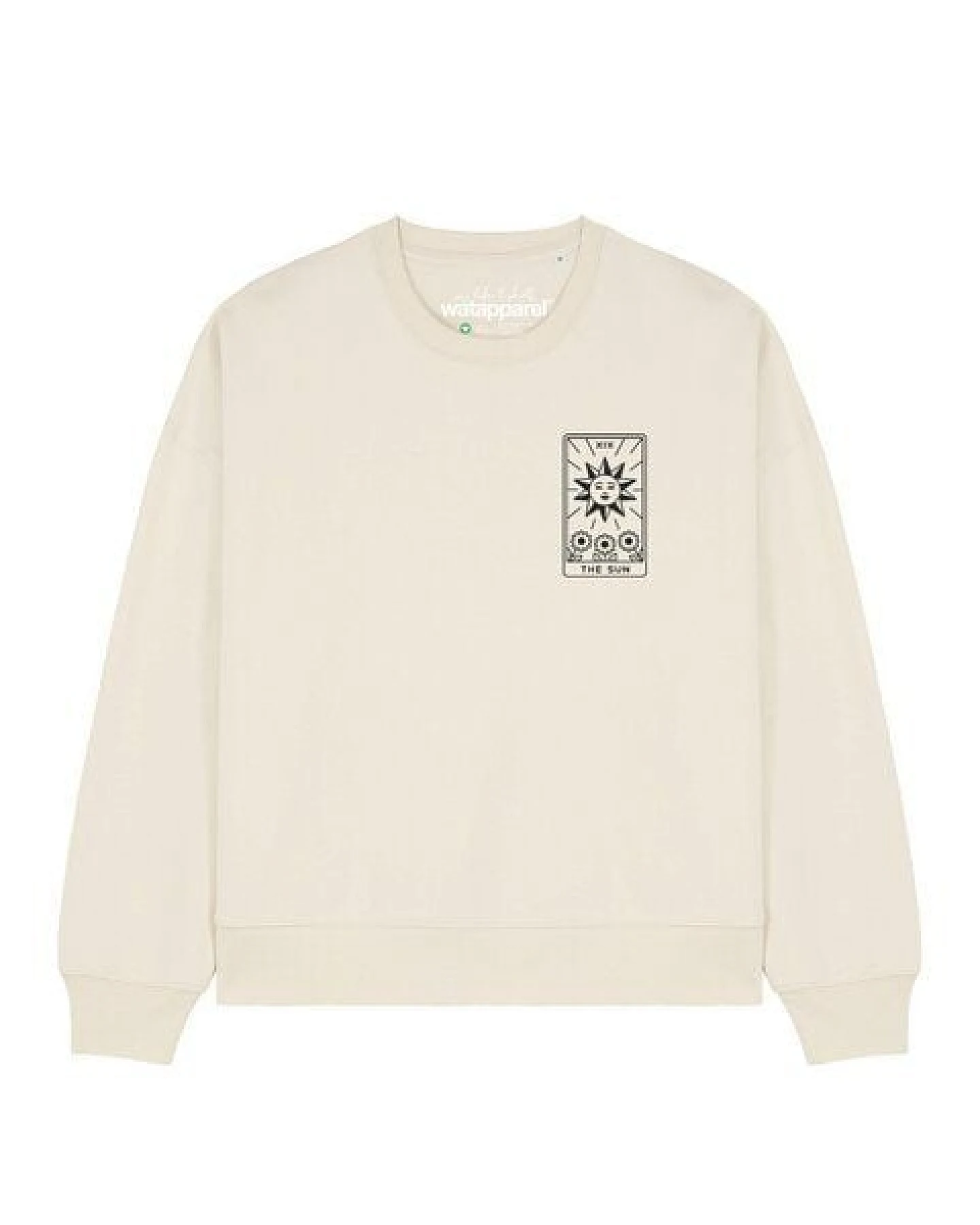 watapparel Sweatshirt Frauen Tarot The Sun – Ansicht 2