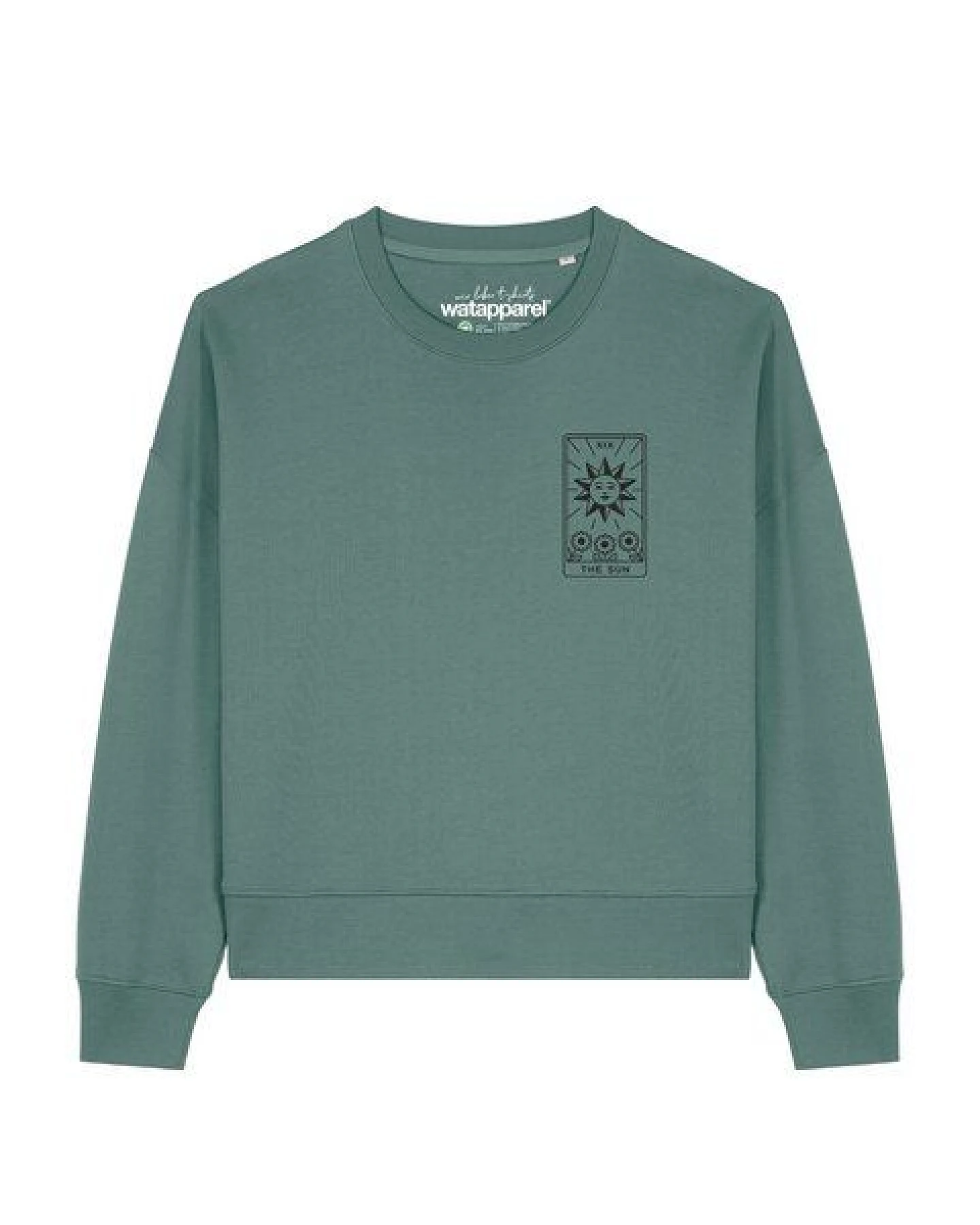 watapparel Sweatshirt Frauen Tarot The Sun – Ansicht 2
