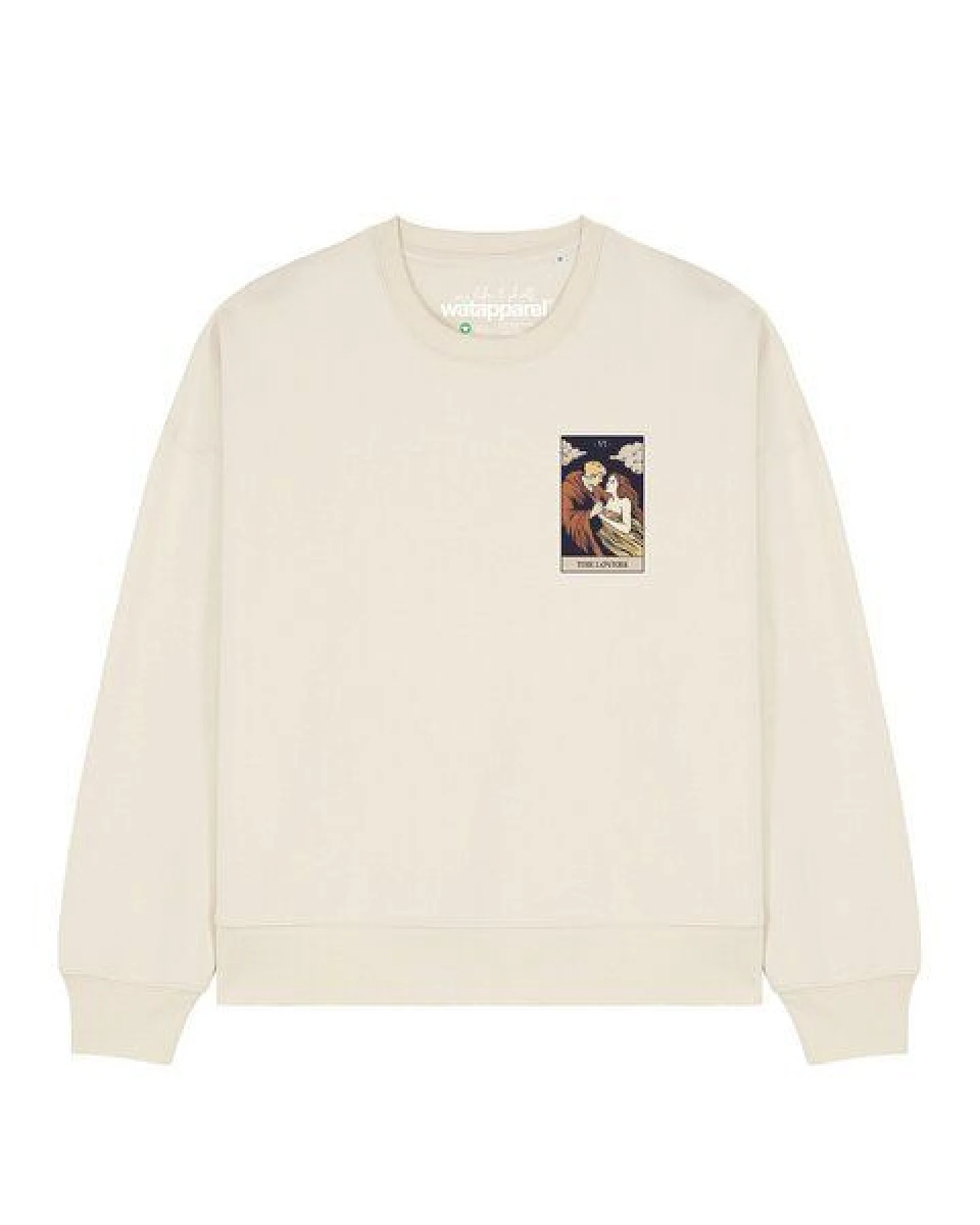 watapparel Sweatshirt Frauen Tarot The Lovers – Ansicht 2