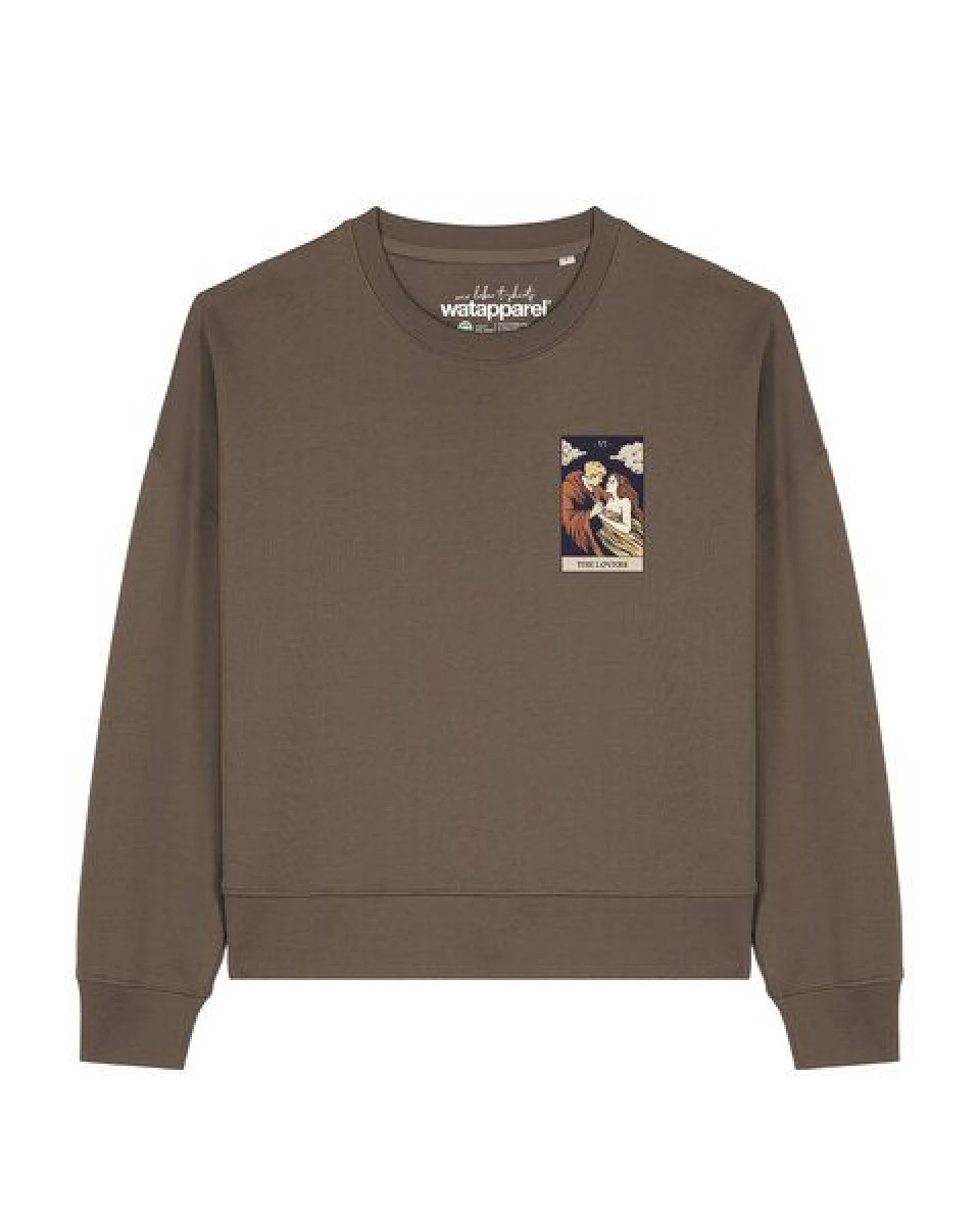 watapparel Sweatshirt Frauen Tarot The Lovers – Ansicht 2