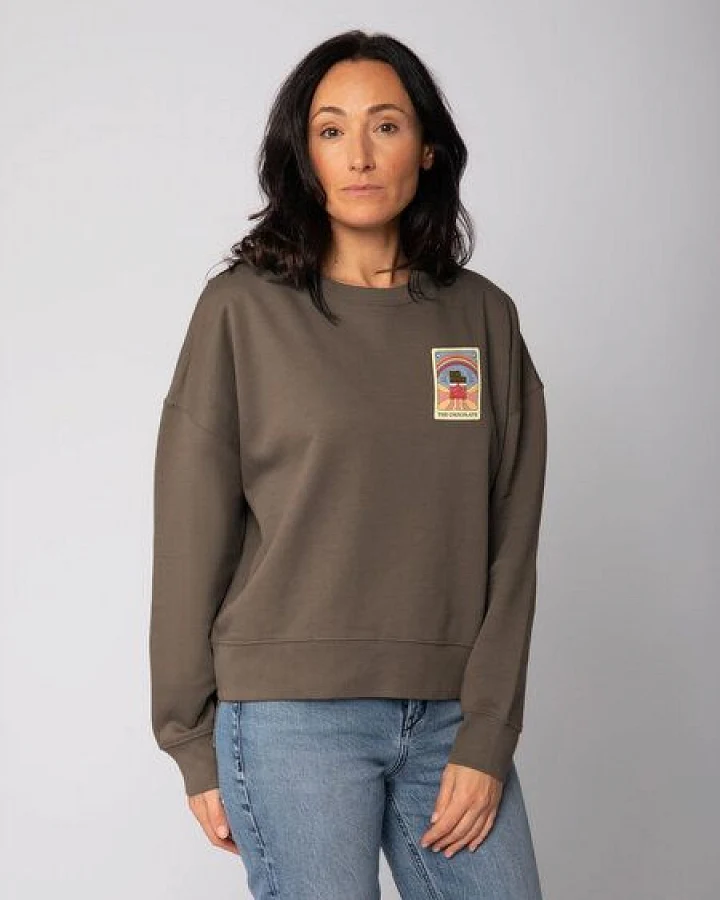 watapparel Sweatshirt Frauen Tarot The Chocolate