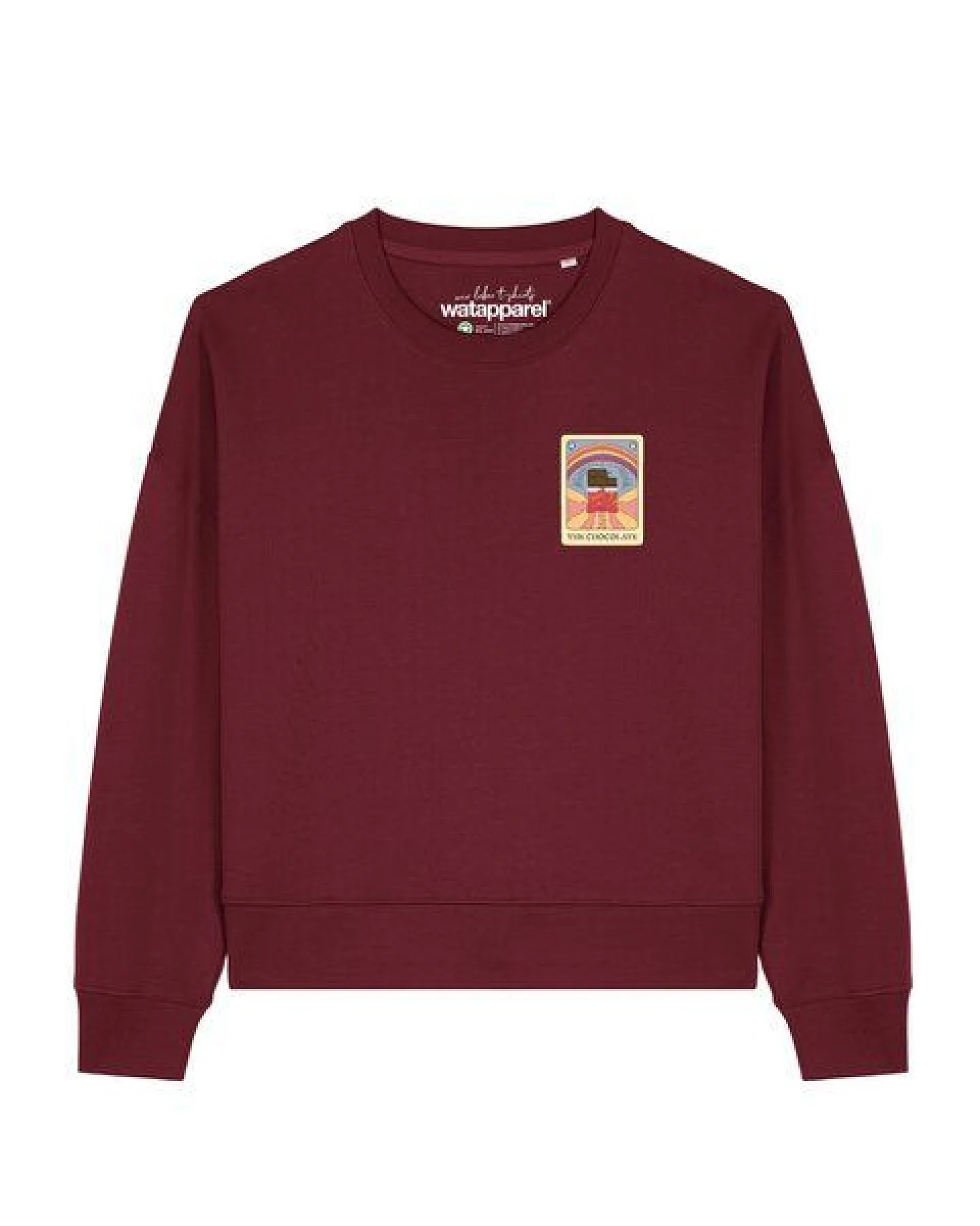 watapparel Sweatshirt Frauen Tarot The Chocolate – Ansicht 2