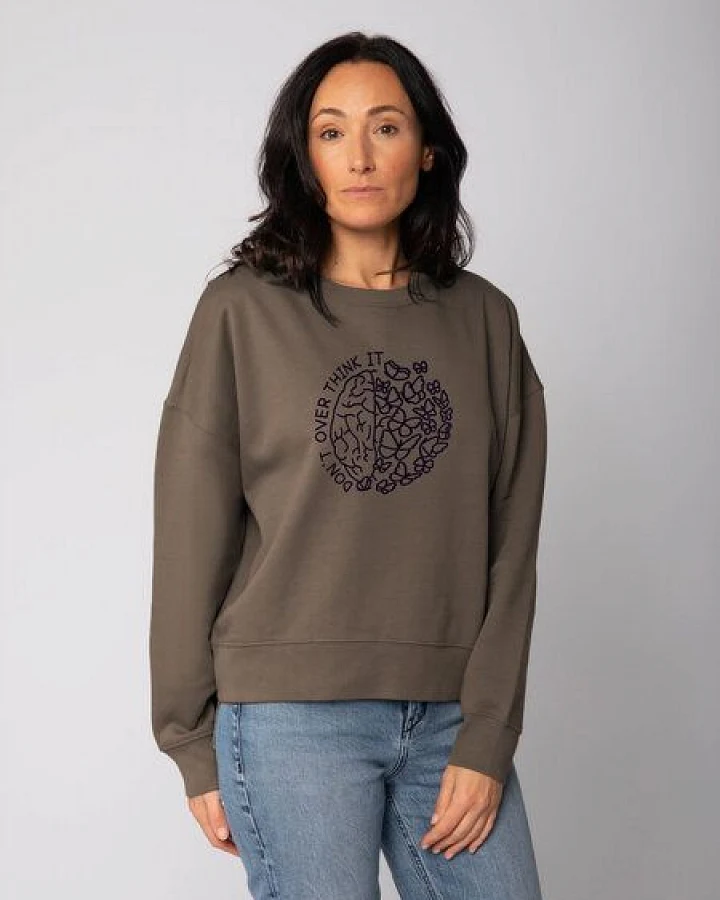 watapparel Sweatshirt Frauen Don't overthink it
